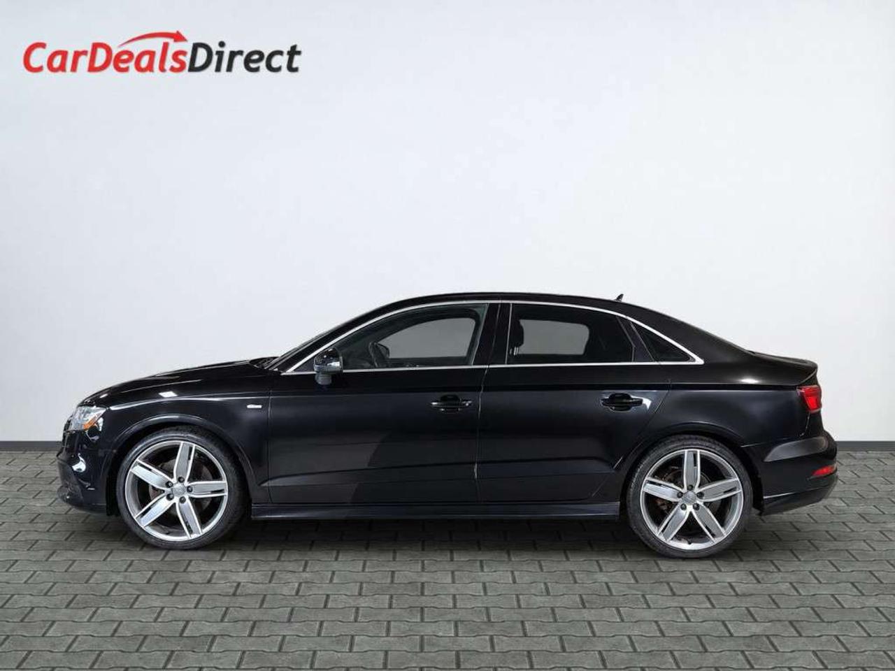 2018 Audi A3 Audi A3 Technik   Quattro AWD   S line   Turbocharged    Sunroof  Mythos Black Metallic on Black Leather   7.0-inch retra Photo2