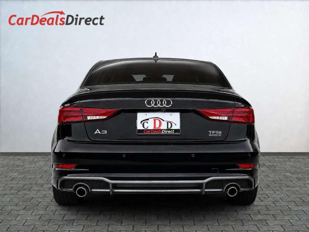 2018 Audi A3 Audi A3 Technik   Quattro AWD   S line   Turbocharged    Sunroof  Mythos Black Metallic on Black Leather   7.0-inch retra Photo