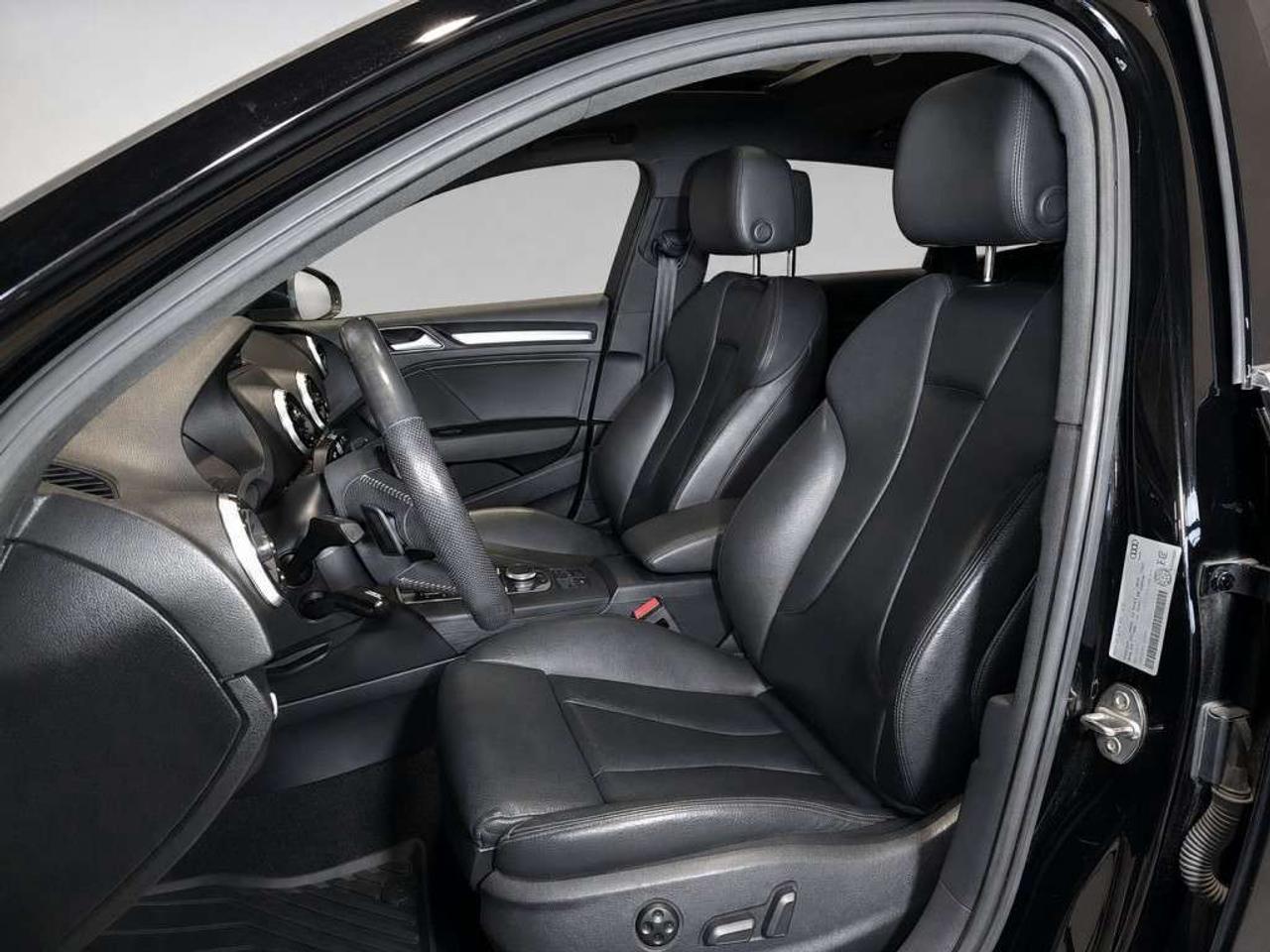 2018 Audi A3 Audi A3 Technik   Quattro AWD   S line   Turbocharged    Sunroof  Mythos Black Metallic on Black Leather   7.0-inch retra Photo