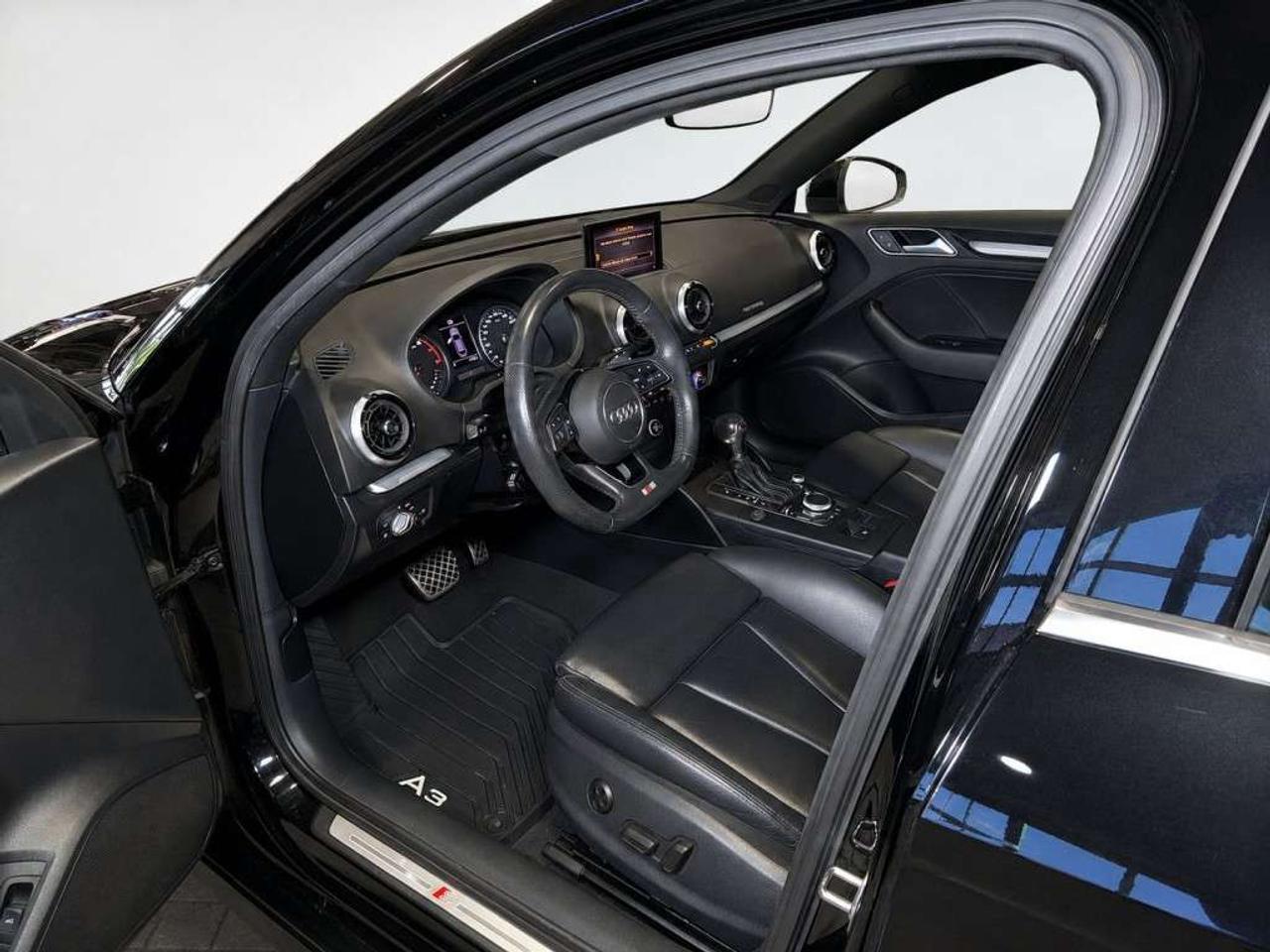 2018 Audi A3 Audi A3 Technik   Quattro AWD   S line   Turbocharged    Sunroof  Mythos Black Metallic on Black Leather   7.0-inch retra Photo