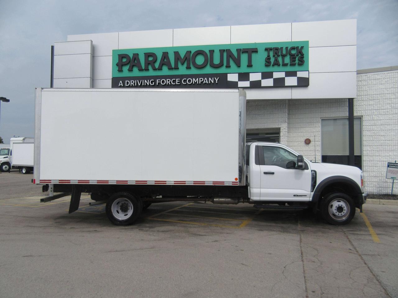 2023 Ford F-550 DIESEL REG CAB 16FT ALUMINUM HIGH BOX & RAMP Photo