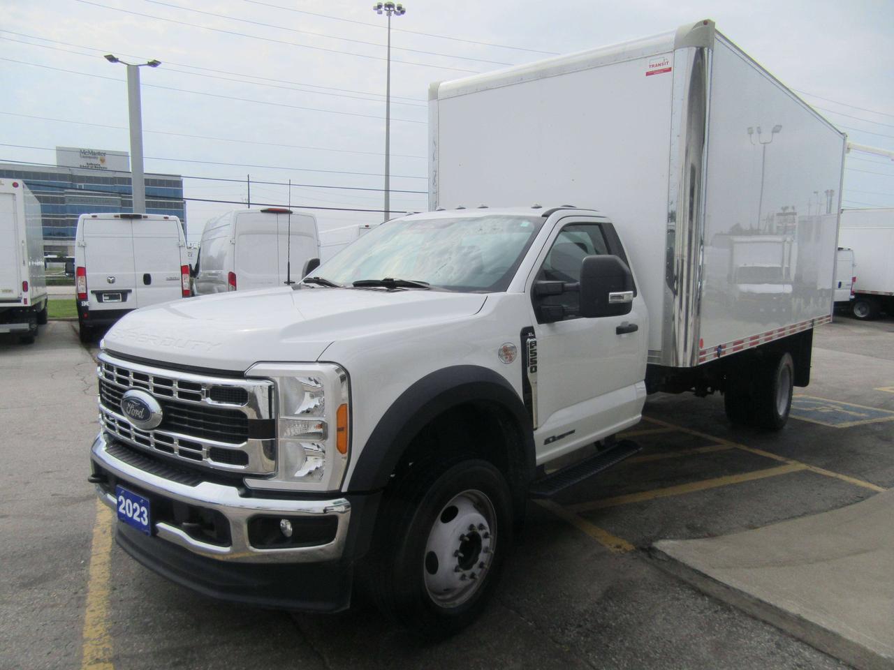 2023 Ford F-550 DIESEL REG CAB 16FT ALUMINUM HIGH BOX & RAMP Photo