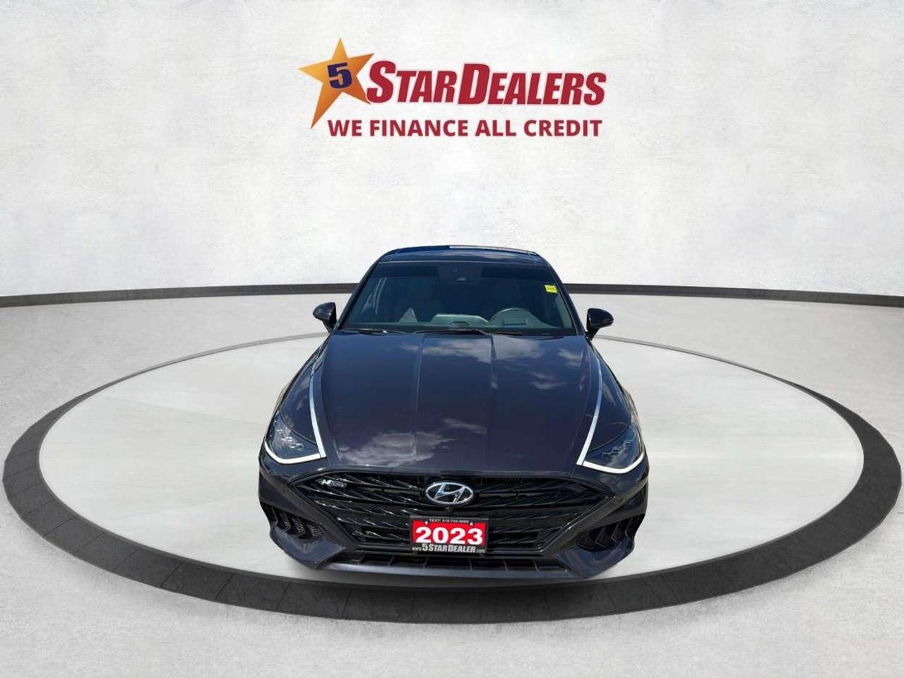 2023 Hyundai Sonata N Line LOADED MINT NAV PANO ROOF LEATHER! Photo