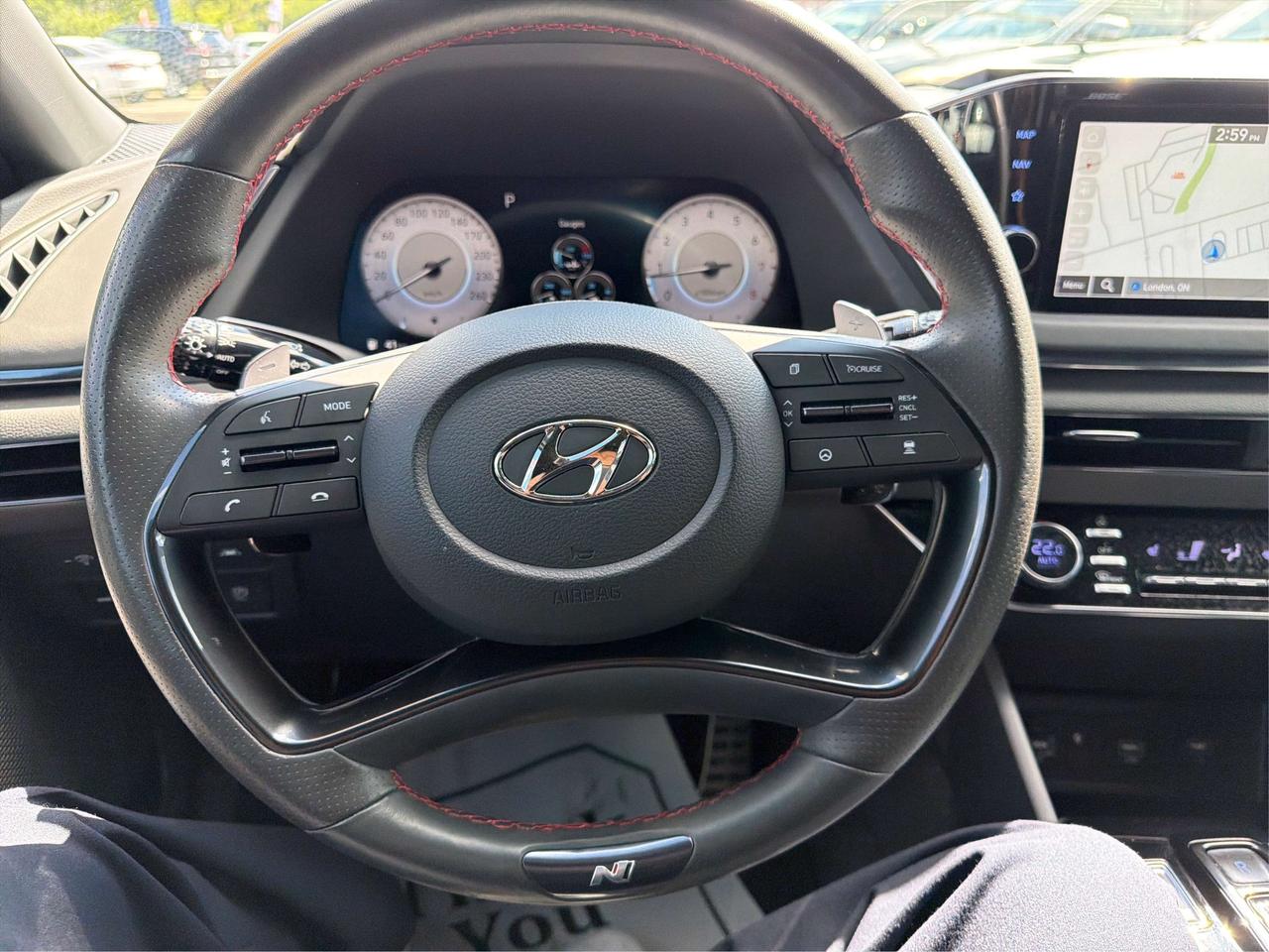 2023 Hyundai Sonata N Line LOADED MINT NAV PANO ROOF LEATHER! Photo