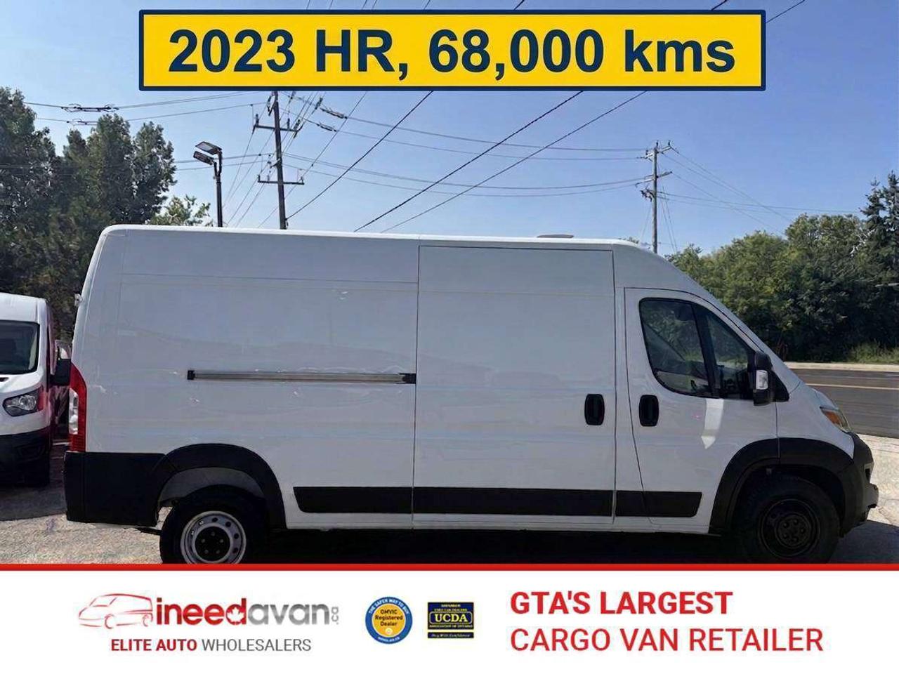 2023 RAM ProMaster 159 w/b, only 68,000 Kms. Photo