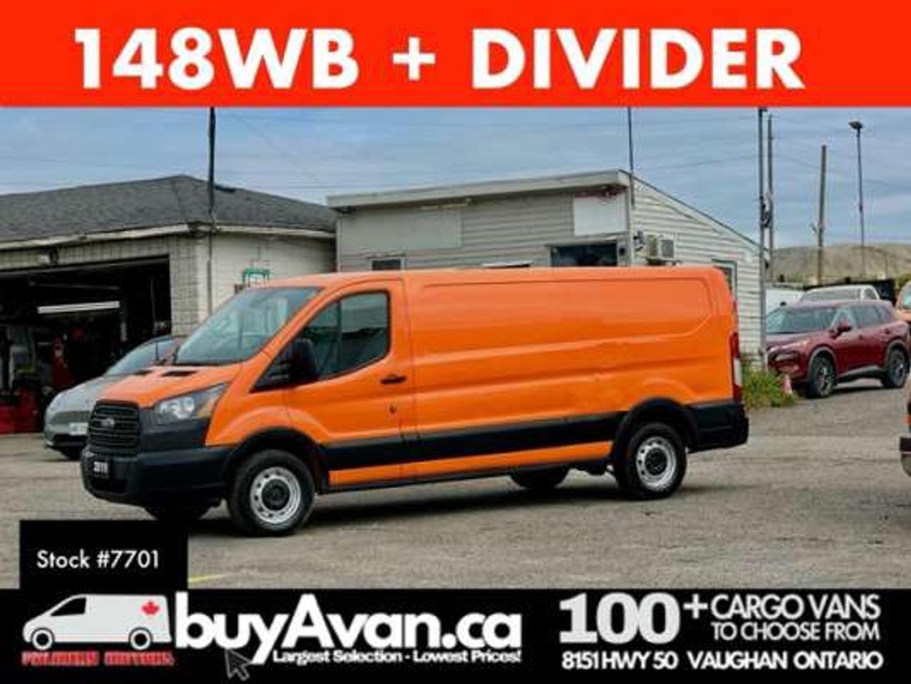 2019 Ford Transit Cargo 148WB Low Roof  + Divider *FULLY CERTIFIED* Photo