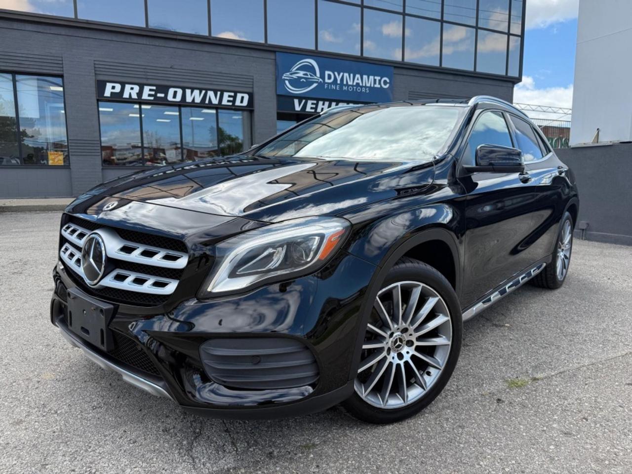 2019 Mercedes-Benz GLA 250 4MATIC AWD, 2.0L Turbocharged 4-Cylinder, 7-Speed Automatic, Leather Interior, Heated Front Seats, Power Seats, Panoramic Sunroof, Backup Camera, Bluetooth, Apple CarPlay & Android Auto, Blind Spot Monitoring, Power Liftgate, Dual-Zone Climate Control, Push-Button Start, Alloy Wheels<br><br>Tax and Licensing Fees are EXTRA!<br>This vehicle can be certified for an additional $899.  <br>If not Certified, then as per OMVIC Regulations the vehicle is deemed un-fit, not drivable and not Certified.<br><br>Visit us at 5161 STEELES AVE W, NORTH YORK for a test drive!<br>We are open MONDAY-SATURDAY<br>See our full inventory at dynamicfinemotors.ca