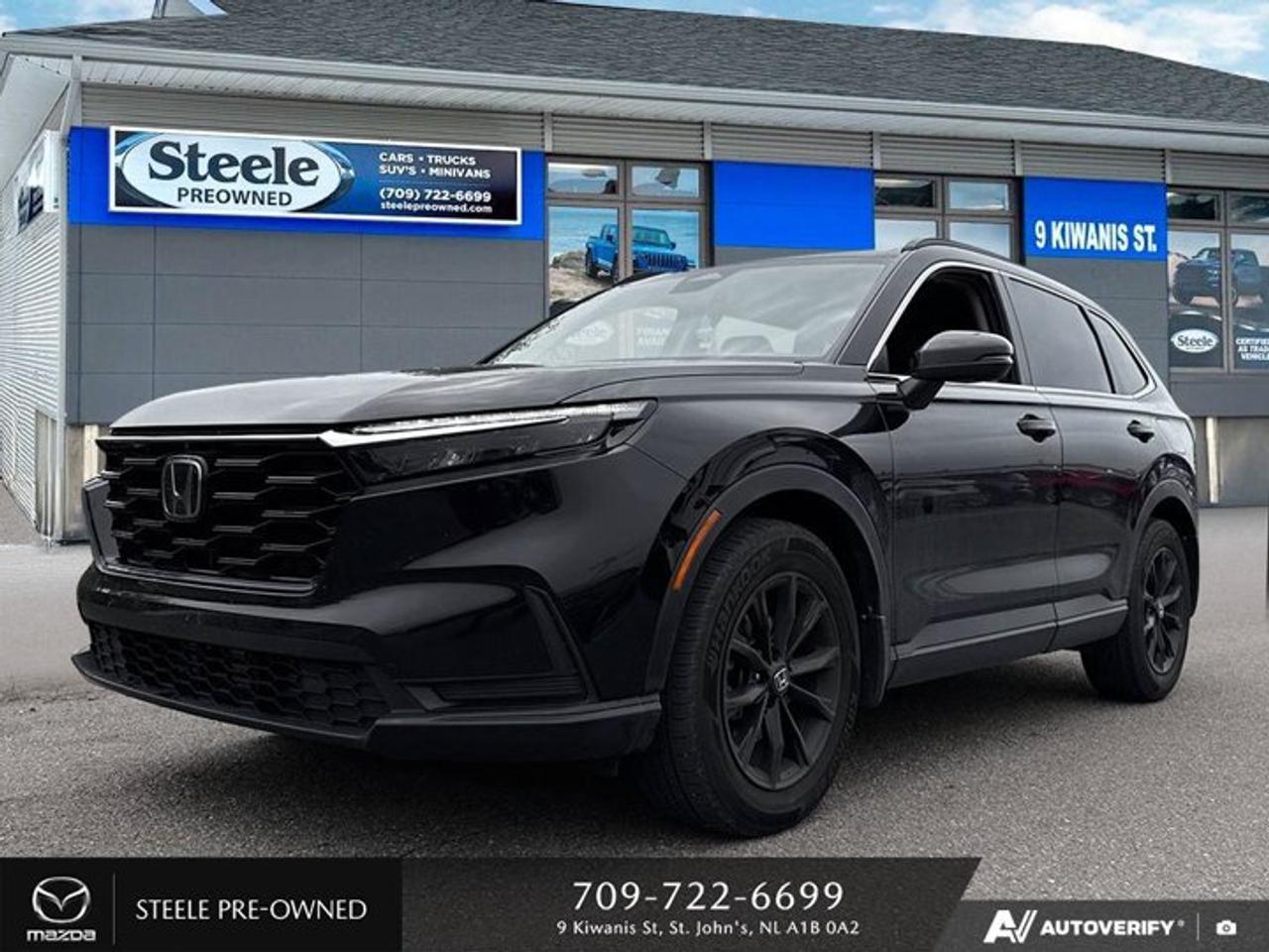Introducing the sleek and stylish 2024 Honda CR-V Sport, now available at Steele Mazda St. Johns! With only 59,304 kilometers on the odometer, this gently used vehicle is ready to hit the road with its powerful gasoline engine: Intercooled Turbo Regular Unleaded I-4 1.5 L/91. Whether youre navigating city streets or cruising down the highway, this CR-V Sport offers impressive fuel efficiency with a city KM/L of 9 and a highway KM/L of 8. Equipped with an AWD 1-Speed CVT w/OD transmission, this Honda CR-V Sport delivers a smooth and responsive driving experience. Its spacious interior provides ample room for passengers and cargo, making it an ideal choice for families or individuals with an active lifestyle. Dont miss out on the opportunity to own this reliable and versatile SUV visit us at Steele Mazda St. Johns today to take a test drive and experience all that the 2024 Honda CR-V Sport has to offer!