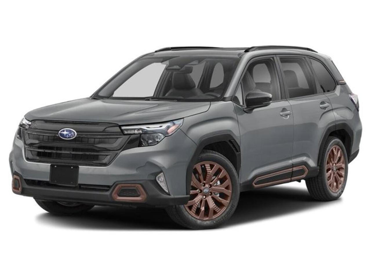 This Subaru Forester boasts a Regular Gasoline H-4 2.5 L/152 engine powering this Variable transmission. Wireless Phone Connectivity, Wheels: 19 x 7.5 15-Spoke Aluminum Alloy -inc: Bronze finish Winter tires cannot be fitted to 19 wheels. Additional wheel purchase required for winter tires. Consult dealer for details., Voice Activated Dual Zone Front Automatic Air Conditioning.*This Subaru Forester Comes Equipped with These Options *Variable Intermittent Wipers w/Heated Wiper Park, Valet Function, Urethane Gear Shifter Material, Trip Computer, Transmission: Lineartronic CVT -inc: electronically controlled multi-plate transfer clutch, dual-function X-MODE, hill descent control, gear position display, lock-up torque converter, manual mode w/paddle shift controls, SI-DRIVE (2-mode w/Sport), shift lock and normal and 8-speed manual mode, Transmission w/Driver Selectable Mode and Oil Cooler, Tracker System, Tires: 235/50R19 All-Season, Tailgate/Rear Door Lock Included w/Power Door Locks, Subaru Rear/Side Vehicle Detection (SRVD) Blind Spot.* Stop By Today *For a must-own Subaru Forester come see us at Steele Subaru, 3737 Kempt Road, Halifax, NS B3K-4X6. Just minutes away!