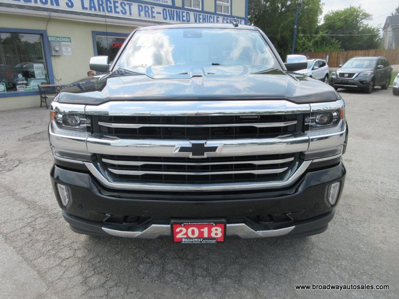 2018 Chevrolet Silverado 1500 GREAT KM'S HIGH-COUNTRY-EDITION 5 PASSENGER 6.2L - V8.. 4X4.. CREW-CAB.. SHORTY.. NAVIGATION.. SUNROOF.. LEATHER.. HEATED SEATS & WHEEL.. BOSE AUDIO.. Photo4