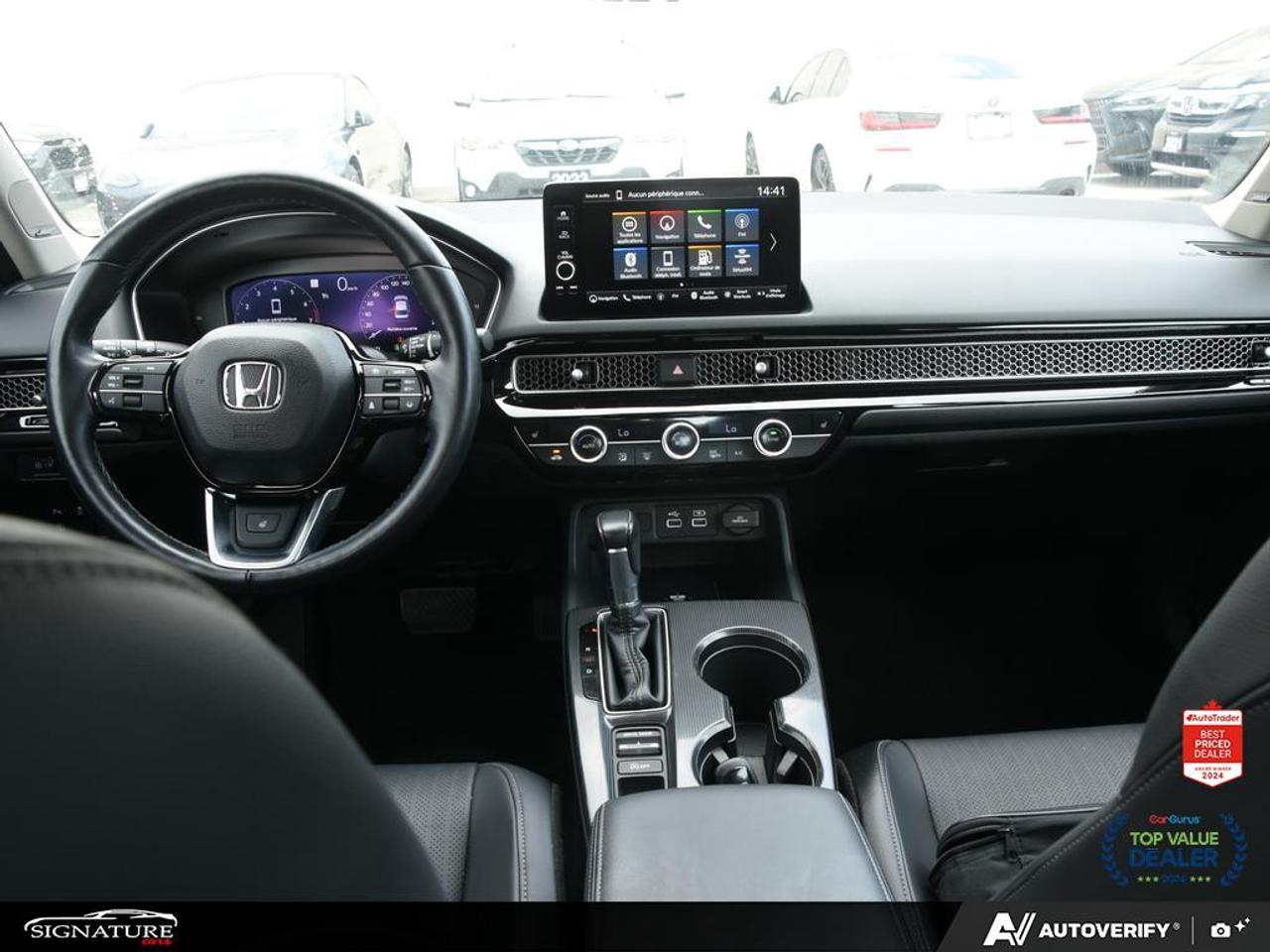 2022 Honda Civic Touring No Accident Sunroof Leather Photo