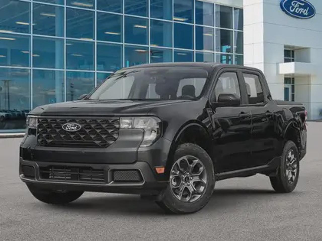 This 2026 Ford Maverick XLT 301A stands out in Shadow Black. combining the versatility of a pickup with the efficiency and convenience of a compact truck. Equipped with the 2.5L Hybrid engine this truck delivers 191 horsepower and 155 lb-ft of torque, with a 94-kW electric motor paired with a CVT transmission for smooth performance and an estimated 6.4L/100 km (44 miles per gallon) combined fuel economy.

Key Features:
Tire Inflator and Sealant Kit
FordPass Connectivity for remote vehicle control
Ford Co-Pilot360
Trailer Sway Control
Remote Keyless Entry
17 Carbonized Grey-Painted Aluminum Wheels
P225/65R17 A/S BSW Wheels
Lane Keeping Aid
Rear View Camera
Automatic LED High Beams
LED Headlamps
Manual Tailgate Lock
8 Center Stack Screen
Electronic Stability Control
Cruise Control
Engine Block Heater
XLT Luxury Package 

Moose Jaw Ford, conveniently located at 1010 North Service Road in Moose Jaw, is your trusted destination for all your automotive needs. With an impressive 4.8-star Google rating from nearly 1,500 reviews, we are proud to deliver an exceptional vehicle-buying experience tailored just for you. Our Moose Jaw Motives set us apart, offering unbeatable value like half-priced oil changes for life on pre-owned vehicles, one year of key and remote protection, and one year of tire and rim protection. Enjoy peace of mind with every purchase. At Moose Jaw Ford, were committed to driving positive change in our community by combining exceptional service, high-quality vehicles, and a guest-first approach. Visit us today!
