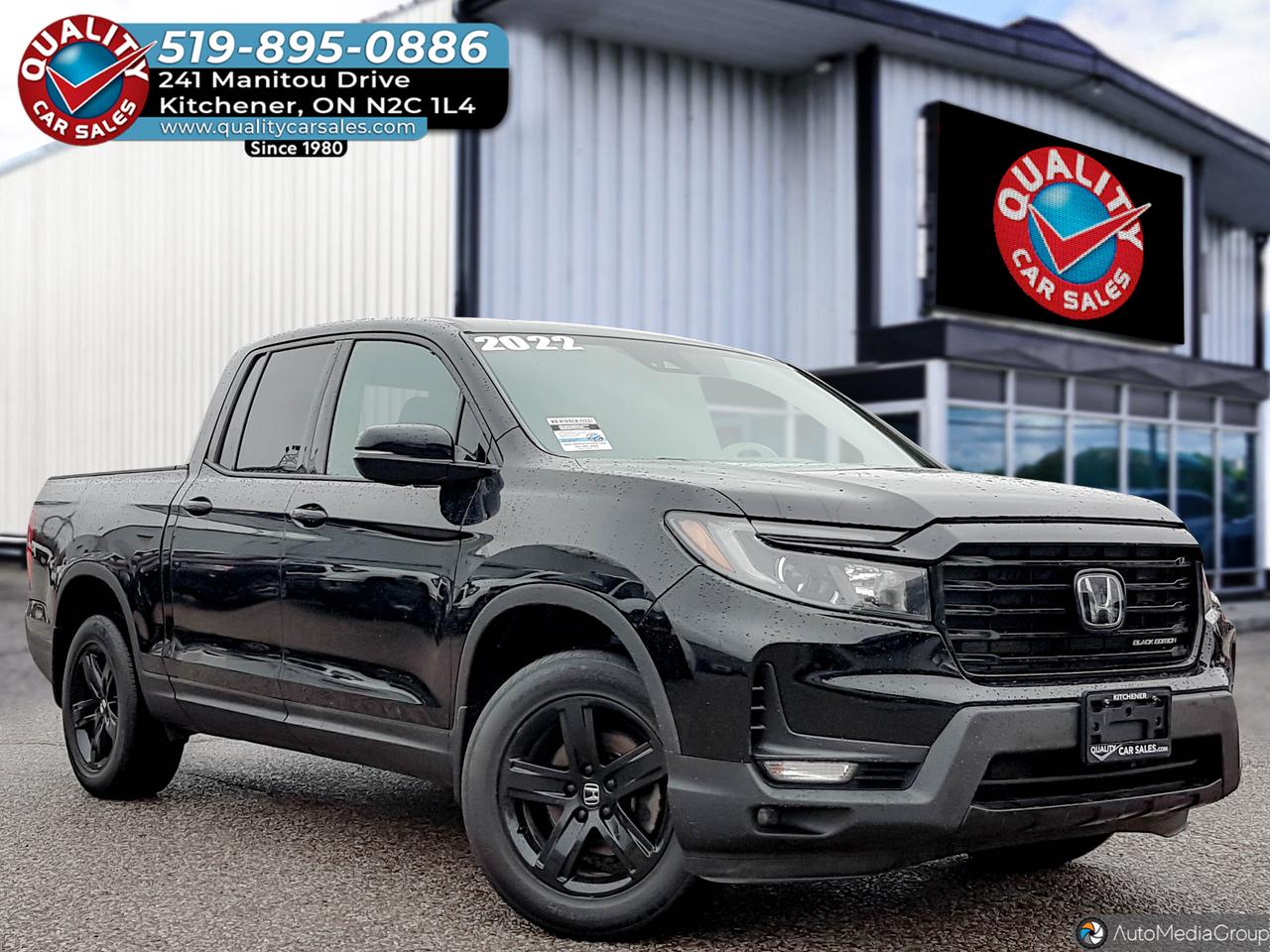 2022 Honda Ridgeline Black Edition *LEATHER-SUNROOF-NAVIGATION*