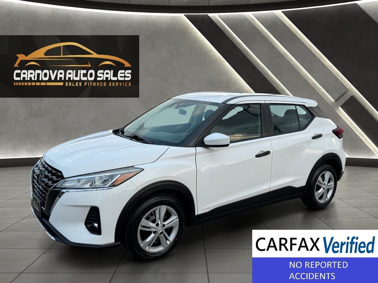 Used 2021 Nissan Kicks S 1.6L+CLEAN CARFAX+New Tires+Brakes+A/C for sale in Windsor, ON