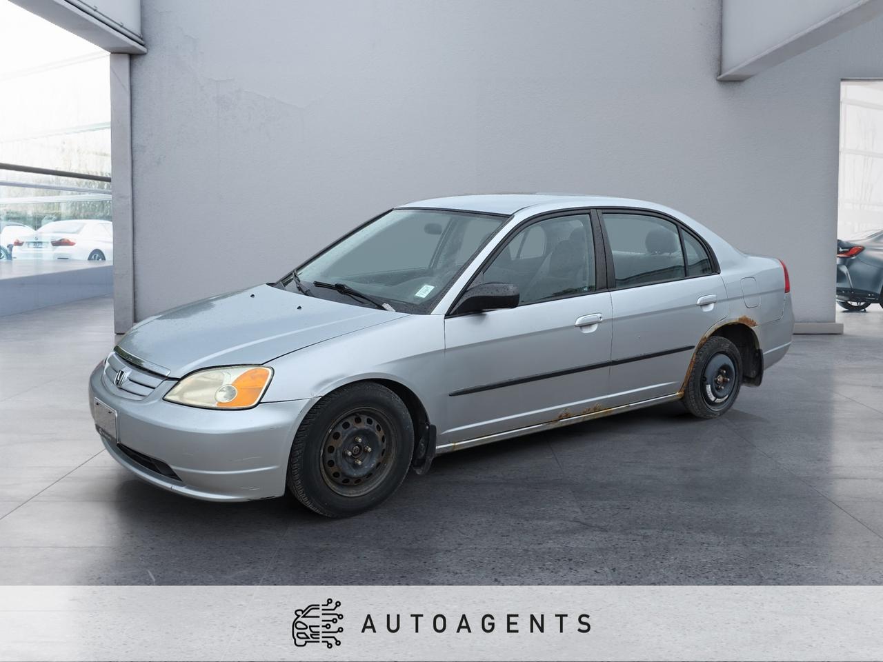 Used 2003 Honda Civic DX Sedan 4-spd AT with Front Side Airbags for sale in Ottawa, ON