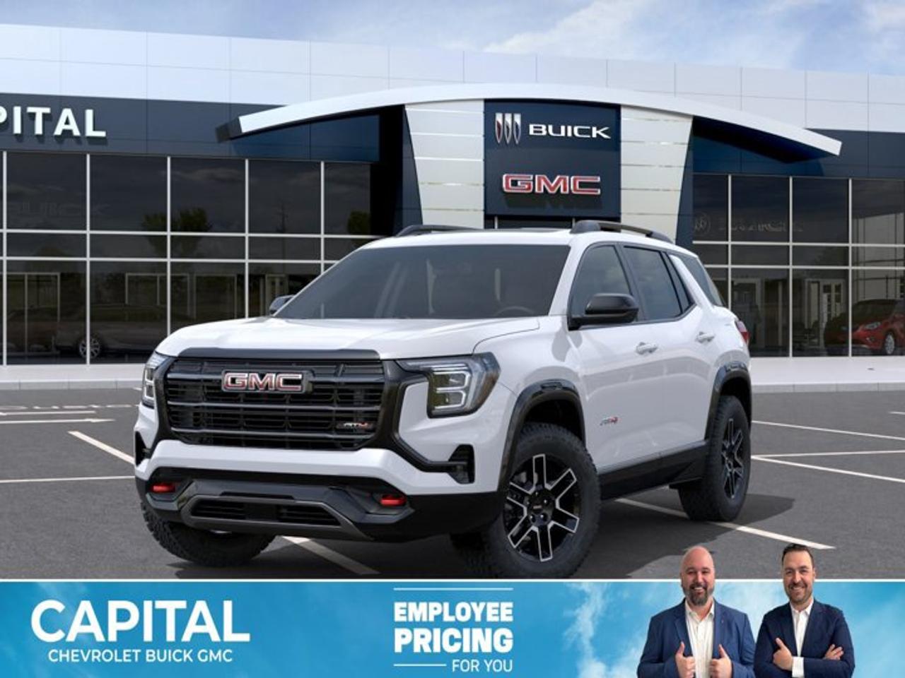 This GMC Terrain delivers a Turbocharged Gas I4 1.5L/-TBD- engine powering this Automatic transmission. ENGINE, 1.5L TURBO DOHC 4-CYLINDER, SIDI, VVT (175 hp [131.3 kW] @ 5800 rpm, 203 lb-ft of torque [275.0 Nm] @ 2000-4000 rpm) (STD), Wireless Phone Charging for portable devices (Included with (ZQ3) Convenience Package II.), Wireless Apple CarPlay/Wireless Android Auto.*This GMC Terrain Comes Equipped with These Options *Windows, express up/down driver and express down all passengers, Window, rear side, solar absorbing, privacy tinting, Wi-Fi Hotspot capable (Terms and limitations apply. See onstar.ca or dealer for details.), Wheels, 17 (43.2 cm) Dark Machined aluminum, Wheel, spare, 17 (43.2 cm) steel, Visors, driver and front passenger illuminated vanity mirrors covered, Vehicle health management provides advanced warning of vehicle issues, USB ports, 2, one type A and one type-C, data/charge, located in the front area of the centre console, USB ports, 2 type-C, located on back of centre console, charge-only, Universal Home Remote includes garage door opener, 3-channel programmable.* Visit Us Today *Live a little- stop by Capital Chevrolet Buick GMC Inc. located at 13103 Lake Fraser Drive SE, Calgary, AB T2J 3H5 to make this car yours today!
