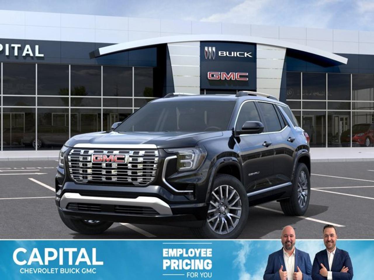 This GMC Terrain boasts a Turbocharged Gas I4 1.5L/-TBD- engine powering this Automatic transmission. ENGINE, 1.5L TURBO DOHC 4-CYLINDER, SIDI, VVT (175 hp [131.3 kW] @ 5800 rpm, 203 lb-ft of torque [275.0 Nm] @ 2000-4000 rpm) (STD), Wireless Phone Charging for portable devices (Included with (ZQ3) Convenience Package II.), Wireless Apple CarPlay/Wireless Android Auto.*This GMC Terrain Comes Equipped with These Options *Windows, express up/down driver and express down all passengers, Window, rear side, solar absorbing, privacy tinting, Wi-Fi Hotspot capable (Terms and limitations apply. See onstar.ca or dealer for details.), Wheels, 19 x 7.5 (48.3 cm x 19.1 cm) Midnight Silver, machined-face aluminum, Wheel, spare, 17 (43.2 cm) steel, Visors, driver and front passenger illuminated vanity mirrors covered, Vehicle health management provides advanced warning of vehicle issues, USB ports, 2, one type A and one type-C, data/charge, located in the front area of the centre console, USB ports, 2 type-C, located on back of centre console, charge-only, Universal Home Remote includes garage door opener, 3-channel programmable.* Stop By Today *Youve earned this- stop by Capital Chevrolet Buick GMC Inc. located at 13103 Lake Fraser Drive SE, Calgary, AB T2J 3H5 to make this car yours today!