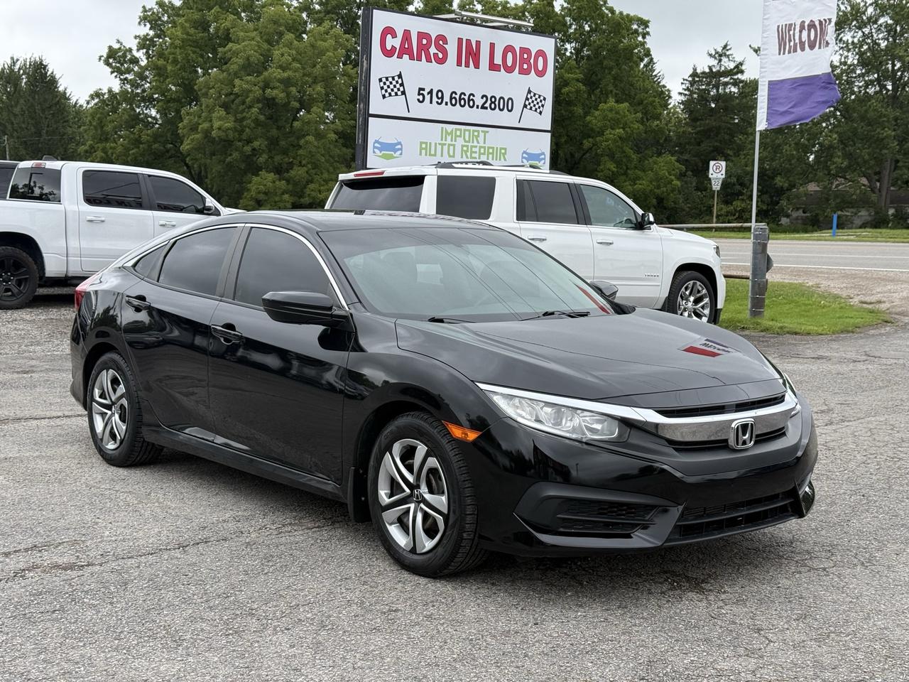 <p>2017 HONDA CIVIC MANUAL!</p><p>Safety inspection included in the full asking price // Carfax available</p><p>Clean, reliable, and great on gas! This Civic LX is equipped with the dependable 2.0L 4 cylinder engine and a 6 speed manual transmission, making it both economical and enjoyable to drive. Spacious interior, comfortable ride, and excellent Honda reliability. Perfect daily driver with plenty of life left. Message for more details or to arrange a viewing/test drive.</p><p data-start=139 data-end=305><strong>CARS IN LOBO LTD.&nbsp; &ndash; Your trusted pre-owned vehicle destination!</strong></p><p>&nbsp;</p><p data-start=139 data-end=305><strong>Located at 6355 Egremont Dr, Komoka, ON N0L 1R0 &mdash; just 7 km west of Hyde Park Rd. Heading west on Fanshawe Park Rd as it becomes Egremont Dr, you&rsquo;ll find us at the traffic lights on the corner of Egremont Dr & Narin Rd in Middlesex county township of Lobo.&nbsp;</strong></p><p>&nbsp;</p><p data-start=139 data-end=305><strong>Serving London, Ontario/Middlesex County for over 10 years. A registered member of the UCDA (Used Car Dealers Association of Ontario) and fully licensed with OMVIC (Ontario Motor Vehicle Industry Council).</strong></p><p>&nbsp;</p><hr><p>&nbsp;</p><p data-start=139 data-end=305><strong><span style=font-size: 14pt;>CARS IN LOBO LTD. (Buy - Sell - Trade - Finance)&nbsp; </span><span style=font-size: 14pt;>Office#&nbsp; 519 666 2800 </span><span style=font-size: 14pt;>TEXT# 519 630 6660</span></strong></p><p>&nbsp;</p><hr><p>&nbsp;</p><p data-start=312 data-end=770><strong>- /Quality, locally sourced pre-owned vehicles at a competitive price<br>- /Safety certification Inspection included at the Full Asking Price! (unless listed otherwise)</strong><br><strong>- /We take all trade ins at a competitive & fair value&nbsp;</strong><br><strong>- /We buy cars outright with no purchase&nbsp;necessary</strong><br data-start=352 data-end=355><strong>- /CARFAX reports available on all cars</strong><br data-start=462 data-end=465><strong>- /Extended warranty options available</strong><br data-start=590 data-end=593><strong>- /Financing options available</strong><br data-start=642 data-end=645><strong>- /We register & plate your vehicle for you (Licensing Extra)</strong><br data-start=714 data-end=717><strong>- /No hidden fees. No pressure. Easy going team that is here to help.&nbsp;</strong></p><p>&nbsp;</p><p data-start=777 data-end=908><strong>Message us anytime or feel free to drop by! We are here to help make your next vehicle purchase simple and stress-free. -> OPEN 6 DAYS WEEK MONDAY - SATURDAY&nbsp;</strong></p><p>&nbsp;</p><p data-start=777 data-end=908>&nbsp;</p>