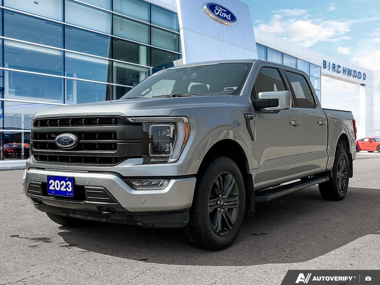 If youre after a capable, well-equipped half-ton that goes beyond the basics, this 2023 Ford F-150 LARIAT delivers. Riding on the FX4 Off Road package, fitted with the 502A equipment group, and topped with a moonroof, this Iconic Silver Metallic Crew Cab is built for drivers who demand both performance and comfort  with a clean, accident-free history to back it up.

- 502A Package: upgrades this LARIAT with premium tech and convenience features beyond the standard trim
- FX4 Off Road Package: skid plates, off-road tuned shocks, and Hill Descent Control for serious terrain capability
- Moonroof: single-panel moonroof for open-air driving year-round
- 2.7L EcoBoost V6 with 4WD and automatic transmission  proven powertrain for towing, hauling, and everyday use
- 110,097 km on the clock with no accidents reported  well-maintained and ready to work
- Fuel economy rated at 13.5 L/100 km city / 10.2 L/100 km highway for a truck in this class
- FordPass Connect 4G Mobile Hotspot built in  stay connected on the job site or the trail
- Comprehensive airbag system including curtain, side-mounted, and front airbags plus rear child safety locks

Ready to put this F-150 to work for you? Visit Birchwood Ford online at www.birchwoodford.ca to reserve it, start your purchase, or book a test drive. Our team is happy to answer any questions and help you find the right fit  on your schedule, your way.
Birchwood Ford on Regent is the Home of Market Value Pricing.


Reconditioning our Pre-Owned Inventory is a source of pride for us! We complete an extremely thorough process both mechanically and cosmetically before it passes our standard. Our customers can shop with confidence knowing Birchwood Ford has won AutoTraders 2024 Best Priced Dealer Award. Transparency is what you deserve! 

When purchasing a pre-owned vehicle from us we will share all of the information on the vehicle. Including CARFAX, a copy of all the inspections we performed, a copy of the invoices showing you exactly what we did & spent on reconditioning the vehicle.



Call us at 204-661-9555or go to WWW.BIRCHWOODFORD.CA to browse our inventory! 

People who Try Birchwood Ford Buy from Birchwood Ford!   

       

Dealer permit #4454
Dealer permit #4454