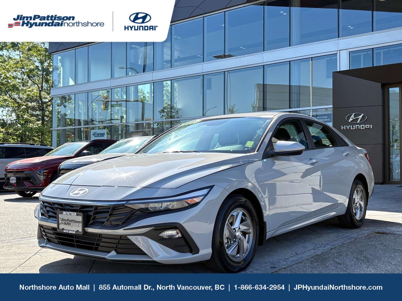 The 2025 Hyundai Elantra Essential combines modern styling, excellent fuel efficiency, and everyday practicality in one smart package. Its sleek exterior design is matched by a comfortable, well-designed interior that makes every drive enjoyable. Equipped with convenient features such as heated front seats, heated steering wheel, touchscreen infotainment with smartphone connectivity, and advanced safety. With its efficient powertrain, spacious cabin, and impressive technology, the 2025 Elantra is an ideal choice for commuters, first-time buyers, or anyone looking for a reliable and economical sedan. Come experience the 2025 Hyundai Elantra Essential today! Price includes dealer administration fee ($595) and VSA transaction levy ($10). Finance placement fee ($595) if applicable, GST and PST are additional. D#6700