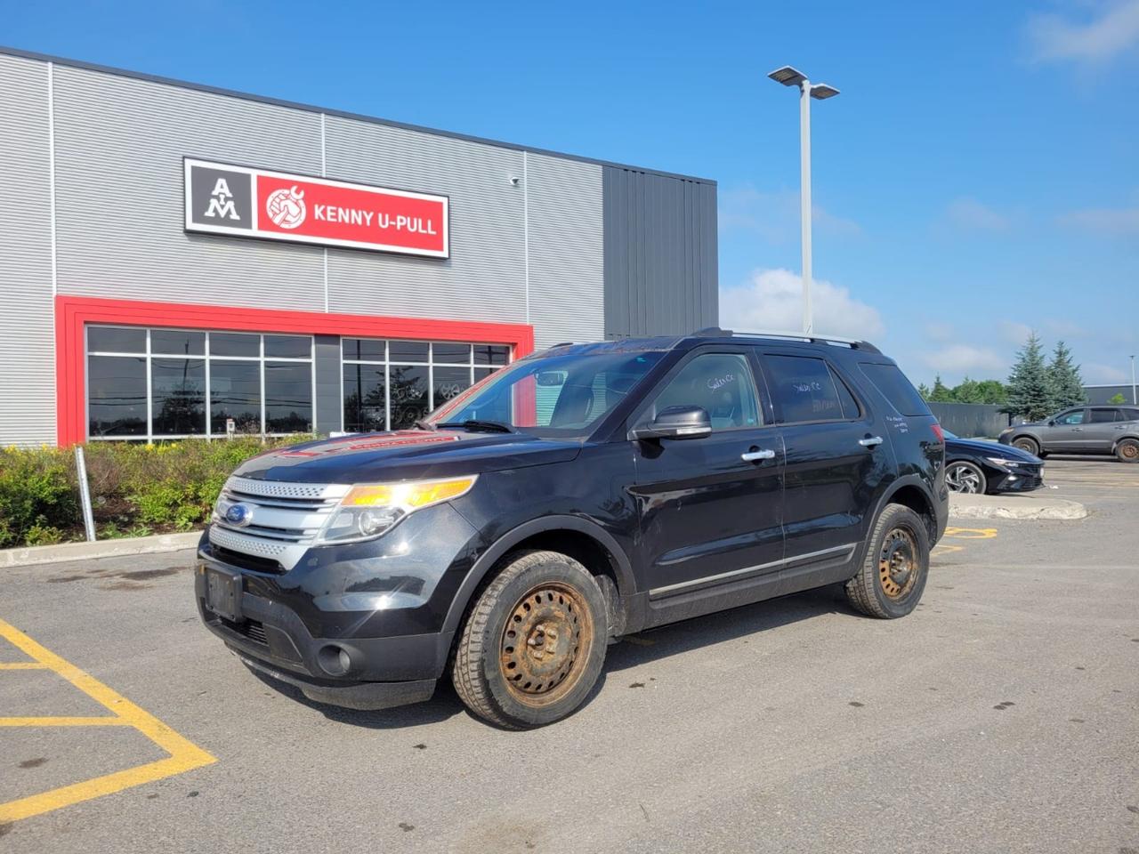 2015 Ford Explorer XLT in Tuxedo Black Metallic. The vehicle has 304,244km. The vehicle runs and drives. No Check engine light. TPMS lights are on. Multiple imperfections/rust around the car mainly on the roof and trunk. Exhaust leak. Cracked windshield. Play on the steering wheel. We dont perform any mechanical/safety inspections. The vehicle is sold as is and might need some work.