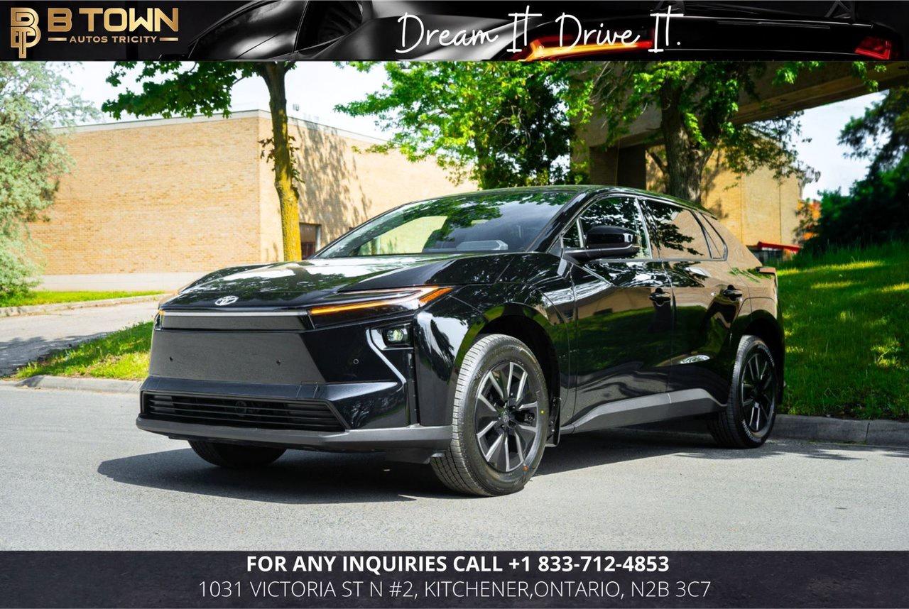 <strong>2026 Toyota bZ XLE delivers all-electric efficiency, modern SUV styling, and advanced technology in a practical and forward-thinking compact electric vehicle.</strong> With its sleek design, quiet ride, and zero-emissions performance, the bZ XLE is built for drivers looking to move into the future of driving without sacrificing comfort or capability.




At its core is a fully electric powertrain paired with a single-speed automatic transmission and front-wheel drive, delivering instant torque, smooth acceleration, and an efficient driving experience ideal for both city commuting and everyday travel. With its electric platform, the bZ offers a quiet, responsive, and refined ride.




<strong>Key features</strong>

Fully Electric Powertrain (EV)

Single-Speed Automatic Transmission

Front-Wheel Drive (FWD)

Toyota Safety Sense Suite

Adaptive Cruise Control

Lane Keeping Assist

Blind Spot Monitoring

Pre-Collision System with Pedestrian Detection

Heated Front Seats

Heated Steering Wheel

Touchscreen Infotainment System

Apple CarPlay & Android Auto

Digital Driver Display

Backup Camera

Push Button Start & Smart Key Access

Dual-Zone Automatic Climate Control

LED Headlights & Daytime Running Lights

Alloy Wheels




<strong>Special Financing price: $44,888</strong>

<strong>Cash Price: $46,388</strong>

<ul>
<li>HST and licensing will be extra</li>
<li>$999 Financing fee conditions may apply*</li>
<li>Financing Available at as low as 6.29% O.A.C</li>
<li>We approve everyone with bad credit, including newcomers and students.</li>
<li>Previously declined by a bank? No problem !!</li>
<li>Let the experienced professionals handle your credit application.</li>
<li>Apply for pre-approval today !!</li>
</ul>



<strong>At B TOWN AUTO TRICITY, we are not only concerned about selling great used Vehicles at the most competitive prices at our new location, 1031 Victoria St N #2, Kitchener, Ontario, N2B 3C7. We also believe in the importance of establishing a lifelong relationship with our clients, which starts from the moment you walk into the dealership. Were here for you every step of the way and aim to provide the most prominent, friendly and timely service with each experience you have with us. You can think of us as being like &lsquo;YOUR FAMILY IN THE BUSINESS&rsquo; where you can always count on us to provide you with the best automotive care.</strong>