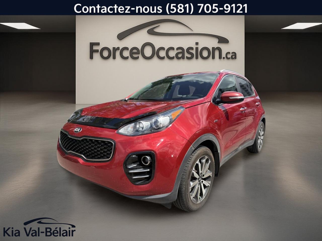 Used 2019 Kia Sportage EX * AWD * CUIR * BI-ZONE * CAMÉRA * CARPLAY * VOLANT CHAUFF * for sale in Québec, QC