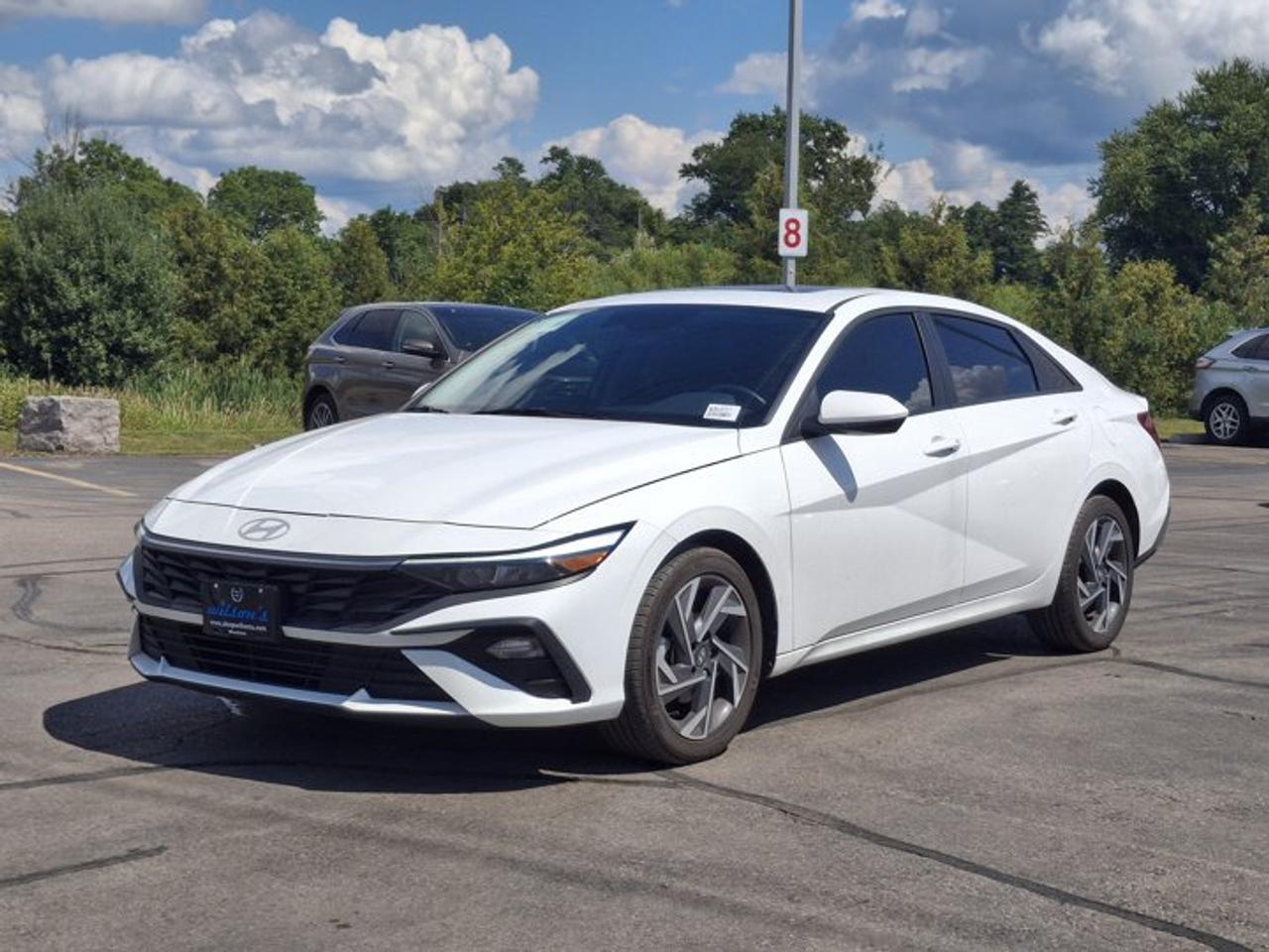 Come see this certified 2025 Hyundai Elantra Preferred Tech | Sunroof | Nav | Heated Wheel + Seats | BCA | RCCA | CarPlay + Android | and More !. Its Automatic transmission and 2.0 L engine will keep you going. This Hyundai Elantra features the following options: Sunroof, Reverse Camera, Navigation System, Heated Steering Wheel, Air Conditioning, Heated Seats, Tilt Steering Wheel, Steering Radio Controls, Power Windows, and Power Locks. See it for yourself at Mark Wilsons Better Used Cars, 5055 Whitelaw Road, Guelph, ON N1H 6J4.MASSIVE SELECTION: 500+ vehicles in ONE LOCATION, all Live Market Priced for the best value!STRAIGHTFORWARD & TRANSPARENT PRICING: Our Advertised Price INCLUDES:Safety Certification! (No separate certification fee upcharge).FREE Carfax History Report!NO upcharge for paying cash!CONFIDENCE & PEACE OF MIND: 30-Day/3,000 km Warranty INCLUDED! Plus a 5-Day Exchange Privilege!*EASY FINANCING: Better-than-bank rates, $0 Down, and 3 Months No Payments available OAC. BAD CREDIT APPROVED HERE!WE BUY CARS: Get Top Dollar for your trade, or sell us your vehicle for CASH even if you dont buy ours!www.shopwilsons.comAn Honest, Transparent Buying Experience. Trusted in business since 1961!(Cash Prices Exclude HST and Licensing Fees only.)