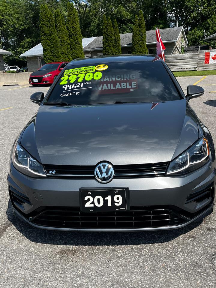 Used 2019 Volkswagen Golf R DSG AWD CERTIFIED + WARRANTY INCLUDED for sale in Cobourg, ON
