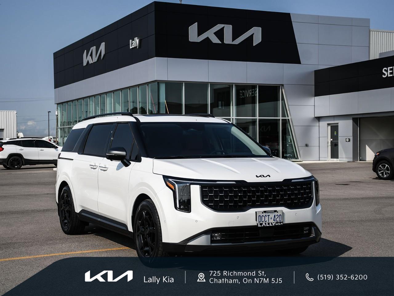 Used 2026 Kia Carnival 2026 Kia Carnival – SX+ | Dealership Demo | Qualifies for New Vehicle Incentives | Stock #LKCA00794 for sale in Chatham, ON