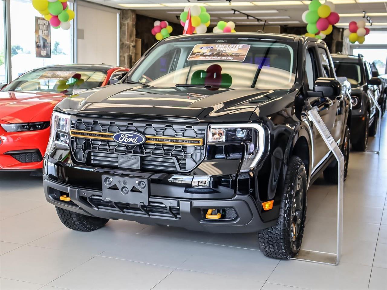 <p>Experience the 2026 Ford Maverick Tremor AWD SuperCrew in striking Shadow Black, engineered to handle any terrain with its powerful all-wheel-drive system. This impressive truck is equipped with an adaptable 2.0L EcoBoost engine and an 8-speed automatic transmission, ensuring a smooth and capable drive in all conditions.</p><p>The exterior boasts sleek alloy wheels and a power tilt/slide moonroof, providing both style and comfort. Inside, the Black Onyx ActiveX trimmed heated front bucket seats with orange stitching offer a sophisticated touch, complemented by a power-sliding rear window, making every drive a pleasure.</p><p>Loaded with cutting-edge technology, this Maverick features the EQUIPMENT GROUP 602A, including a massive 13.2" LCD centre display, SYNC 4 system with wireless phone connection and AppLink, along with compatibility for Apple CarPlay and Android Auto. Safety is paramount with lane assist, adaptive cruise control, heated mirrors, and parking sensorsensuring peace of mind on every journey.</p><p>Perfect for adventurous spirits and tech enthusiasts alike, the 2026 Ford Maverick Tremor is your ideal companion. Contact Summit Ford today to learn more about this versatile truck and take the next step towards making it yours.</p>