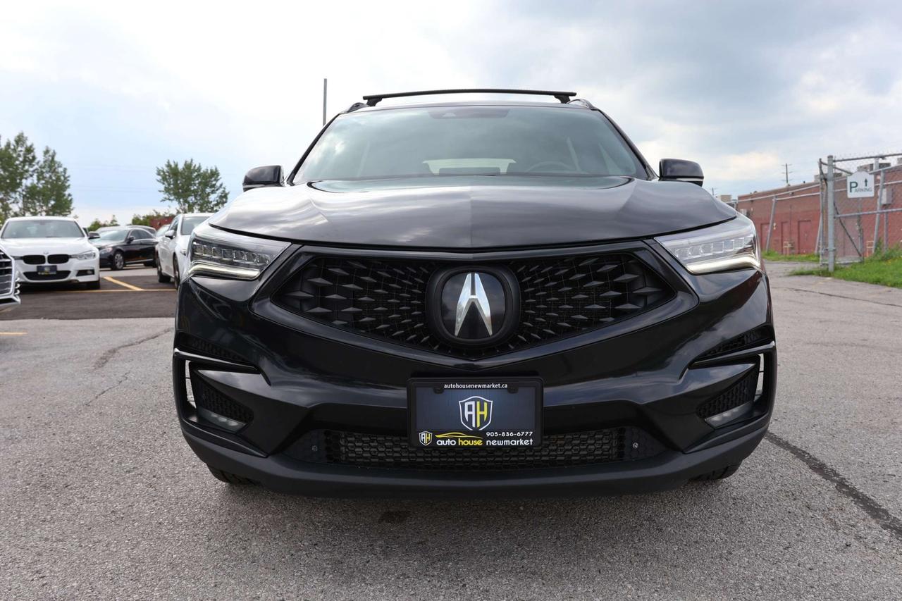 2021 Acura RDX A-Spec SH-AWD-R STARTER/NAV/ADAPT CRUISE/BCAM/BLIS/FCW/LKA/LEATHER&SUEDE/H SEATS & STEERING/KEYLESS/CARPLAY/PANOROOF Photo