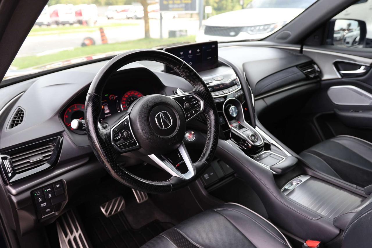 2021 Acura RDX A-Spec SH-AWD-R STARTER/NAV/ADAPT CRUISE/BCAM/BLIS/FCW/LKA/LEATHER&SUEDE/H SEATS & STEERING/KEYLESS/CARPLAY/PANOROOF Photo