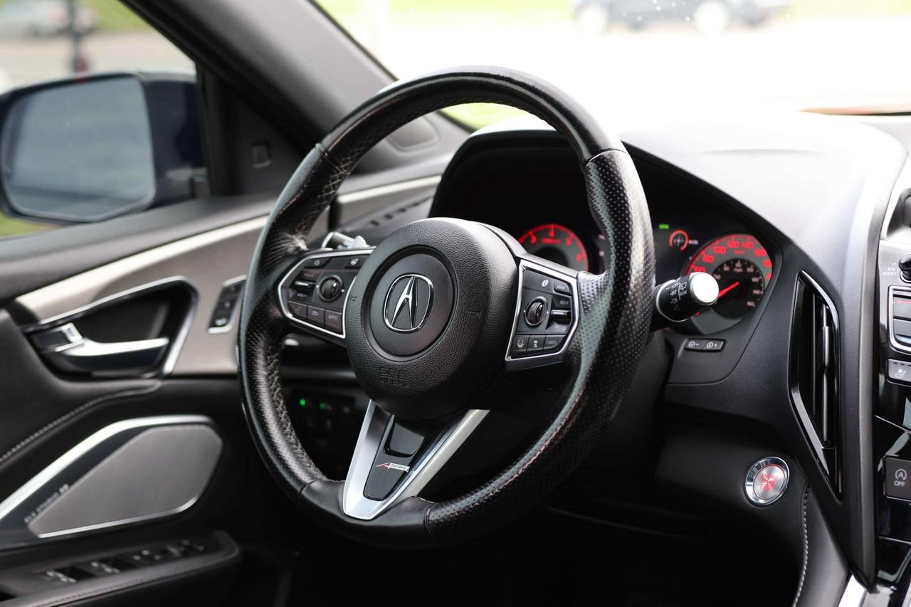 2021 Acura RDX A-Spec SH-AWD-R STARTER/NAV/ADAPT CRUISE/BCAM/BLIS/FCW/LKA/LEATHER&SUEDE/H SEATS & STEERING/KEYLESS/CARPLAY/PANOROOF Photo