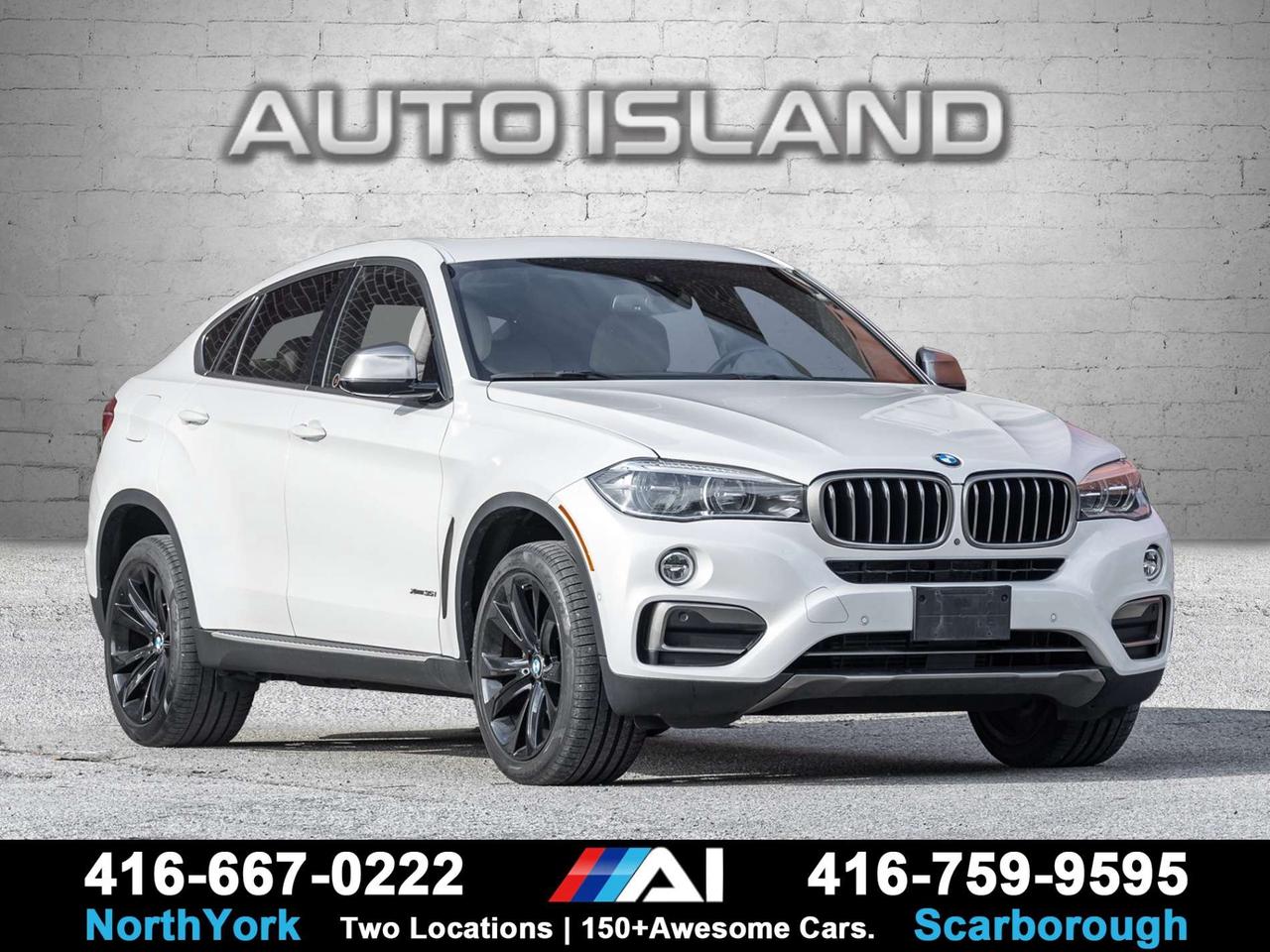2017 BMW X6 -One Owner-Harmon Kardon-HUD-360Cam-Navi-300HP-BlindS-Dealer Serviced-NO Accidents Photo