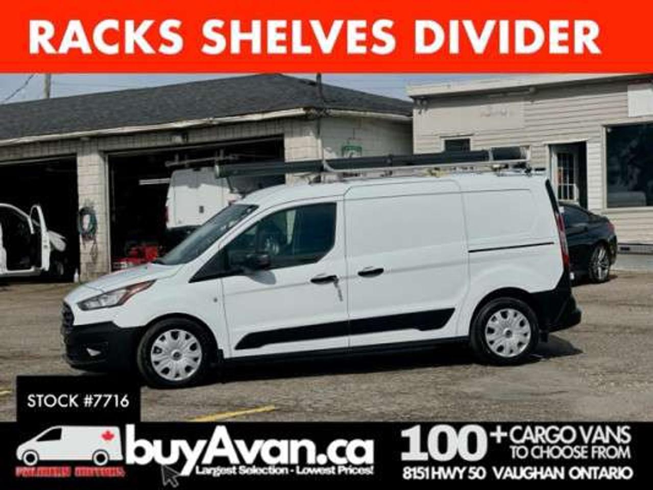 2021 Ford Transit Connect XL + Racks Shelves Divider *NO EXTRA FEES* Photo