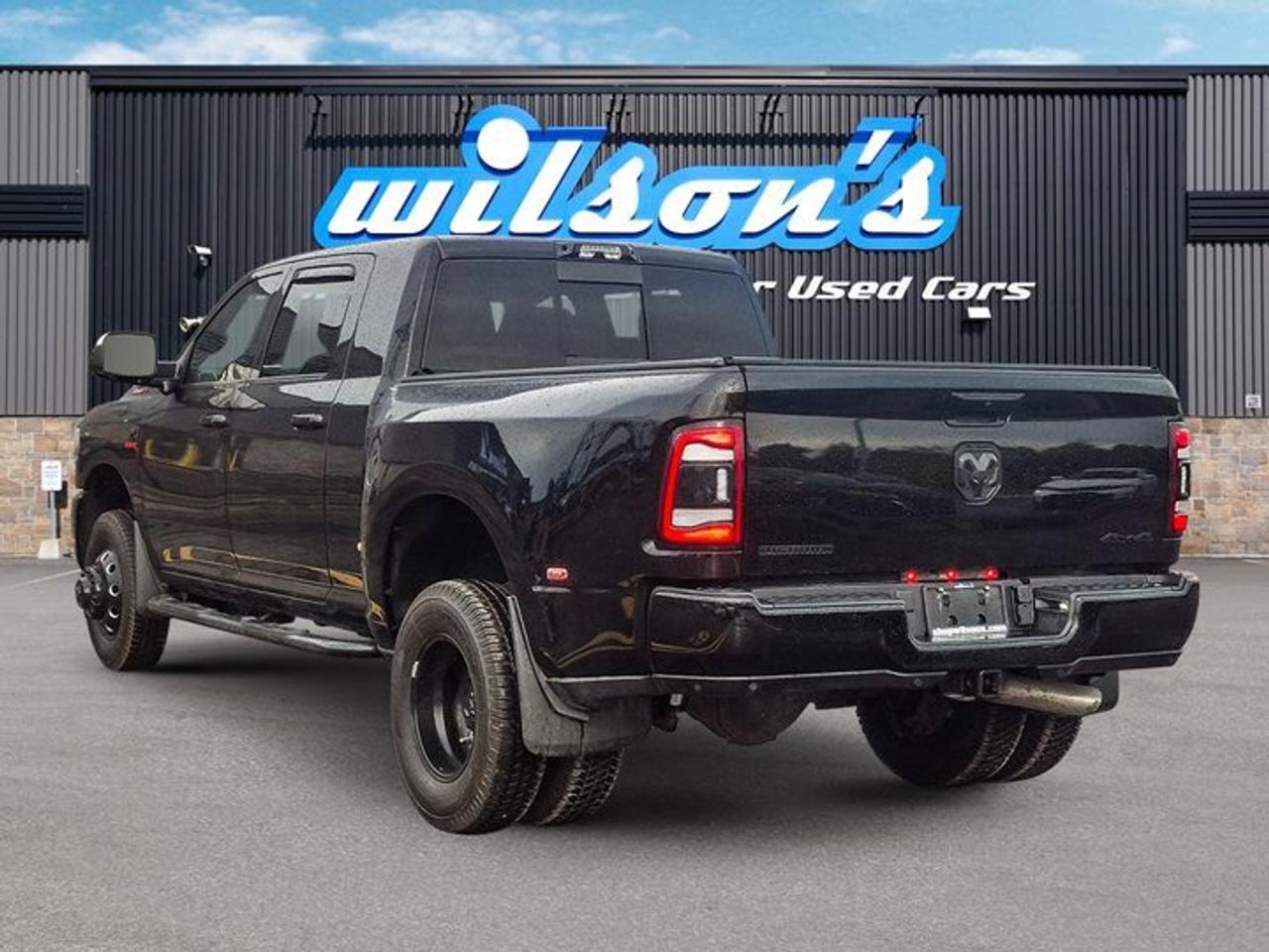 2022 RAM 3500 Big Horn Mega Cab DRW 4X4 | 6.7L H.O. Cummins Diesel | AISIN Trans | Night Edition | 360 Cam & More! Photo