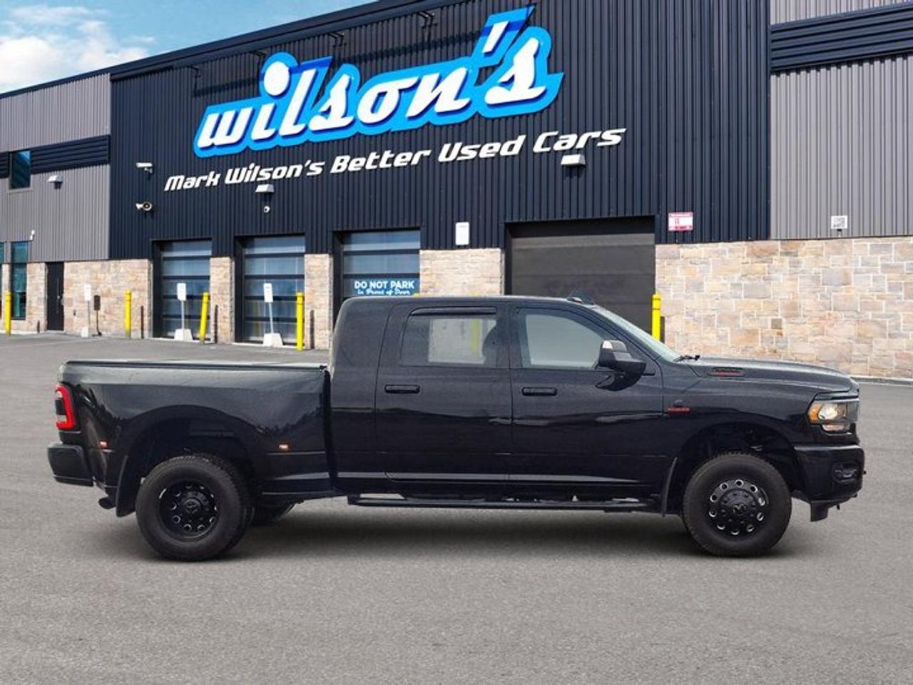 2022 RAM 3500 Big Horn Mega Cab DRW 4X4 | 6.7L H.O. Cummins Diesel | AISIN Trans | Night Edition | 360 Cam & More! Photo