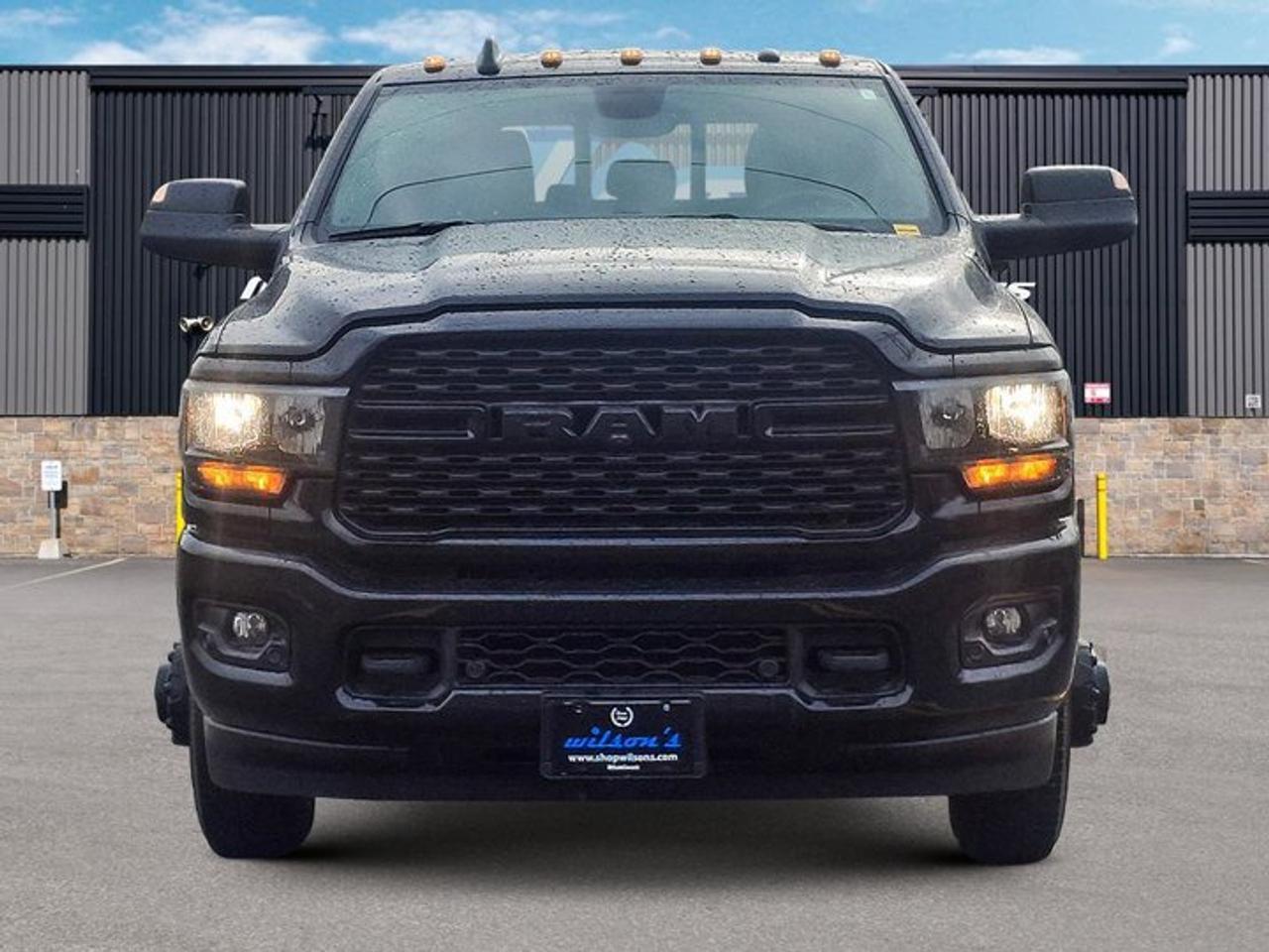 2022 RAM 3500 Big Horn Mega Cab DRW 4X4 | 6.7L H.O. Cummins Diesel | AISIN Trans | Night Edition | 360 Cam & More! Photo
