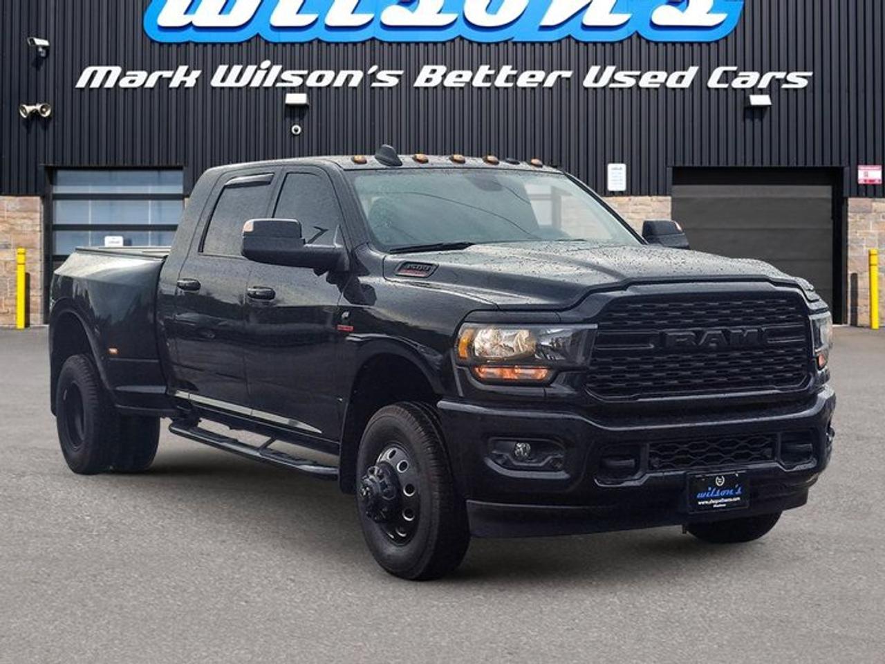 2022 RAM 3500 Big Horn Mega Cab DRW 4X4 | 6.7L H.O. Cummins Diesel | AISIN Trans | Night Edition | 360 Cam & More! Photo