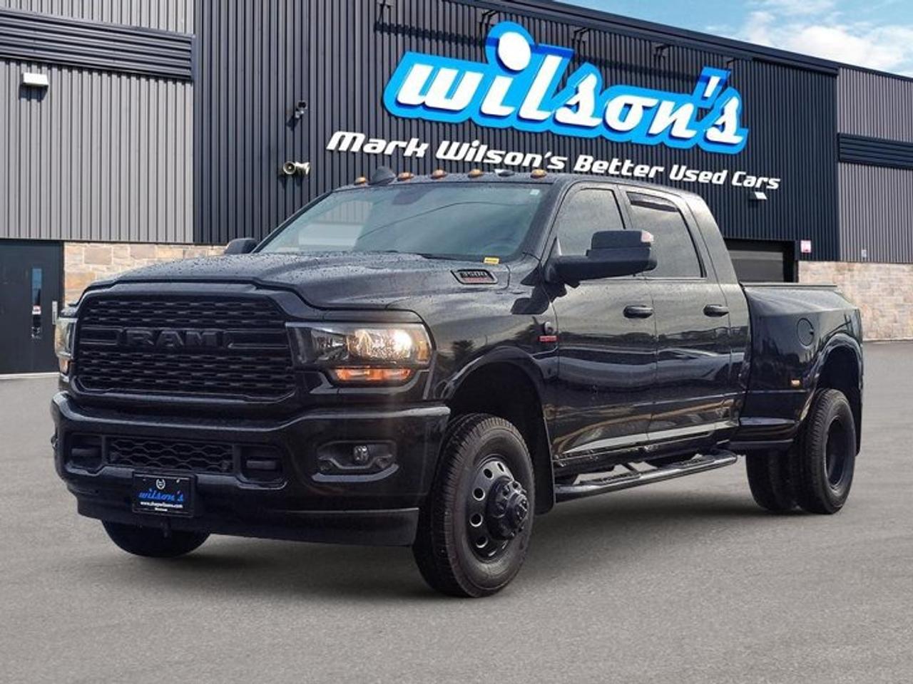 2022 RAM 3500 Big Horn Mega Cab DRW 4X4 | 6.7L H.O. Cummins Diesel | AISIN Trans | Night Edition | 360 Cam & More! Photo