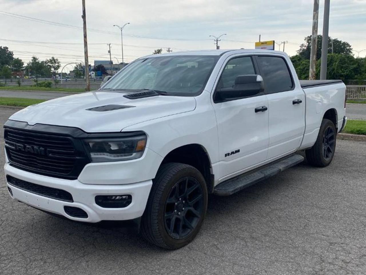 Check out this certified 2023 Ram 1500 Laramie Crew 4x4 | 5.7L Hemi | Night Edition | Leather | Heated + Cooled Seats | and More !. Its Automatic transmission and 5.7 L engine will keep you going. This Ram 1500 comes equipped with these options: Tow Package, Leather, Heated Steering Wheel, Air Conditioning, Air Conditioned Seats, Heated Seats, Tilt Steering Wheel, Steering Radio Controls, Power Windows, and Power Locks. See it for yourself at Mark Wilsons Better Used Cars, 5055 Whitelaw Road, Guelph, ON N1H 6J4.MASSIVE SELECTION: 500+ vehicles in ONE LOCATION, all Live Market Priced for the best value!STRAIGHTFORWARD & TRANSPARENT PRICING: Our Advertised Price INCLUDES:Safety Certification! (No separate certification fee upcharge).FREE Carfax History Report!NO upcharge for paying cash!CONFIDENCE & PEACE OF MIND: 30-Day/3,000 km Warranty INCLUDED! Plus a 5-Day Exchange Privilege!*EASY FINANCING: Better-than-bank rates, $0 Down, and 3 Months No Payments available OAC. BAD CREDIT APPROVED HERE!WE BUY CARS: Get Top Dollar for your trade, or sell us your vehicle for CASH even if you dont buy ours!www.shopwilsons.comAn Honest, Transparent Buying Experience. Trusted in business since 1961!(Cash Prices Exclude HST and Licensing Fees only.)