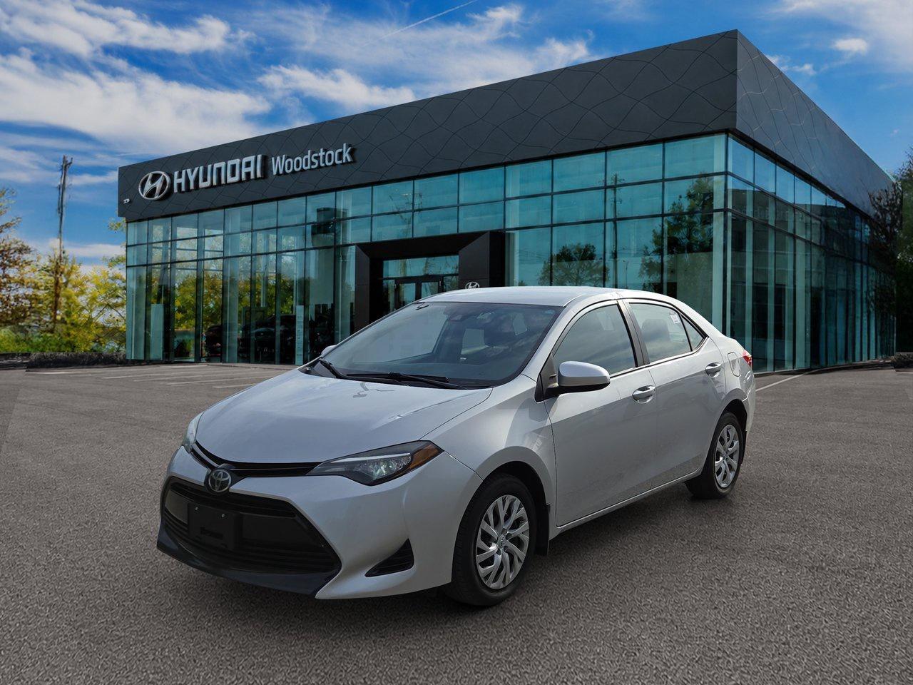 Used 2017 Toyota Corolla 4-door Sedan LE CVTi-S for sale in Woodstock, ON