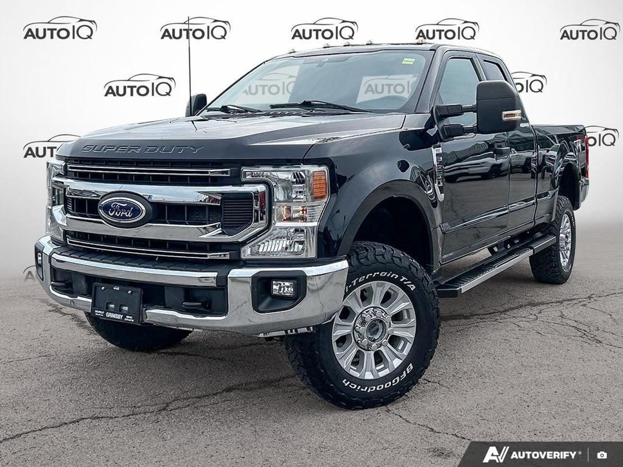 Recent Arrival!<br><br><br>No Accidents, | Apple CarPlay/Android Auto, LOCAL TRADE, DETAILED, OIL CHANGE, 4WD, 240 Amp Alternator, 6 Angular Extended Length Running Boards, 8-Way Power Driver Seat/Lumbar Adjuster, Alloy wheels, AM/FM radio: SiriusXM, Auto High-beam Headlights, Autolock/Auto Unlock, Block heater, Bumpers: chrome, Cloth 40/20/40 Split Bench Seat w/Recline, Delay-off headlights, Dual front impact airbags, Dual front side impact airbags, Electronic-Locking w/3.73 Axle Ratio, Emergency communication system: SYNC 3 911 Assist, Front anti-roll bar, Fully automatic headlights, FX4 Off-Road Package, GVWR: 4,490 kgs (9,900 lbs) Downgrade Package, Halogen Fog Lamps, Hill Descent Control, LED Roof Clearance Lights, Low tire pressure warning, Order Code 603A, Overhead airbag, Panic alarm, Passenger cancellable airbag, Premium Off-Road Shocks, Radio data system, Radio: AM/FM MP3 Player w/Digital Clock, Reverse Sensing System, SecuriCode Drivers Side Keyless Entry Keypad, Security system, Snow Plow Prep Package, Split folding rear seat, SYNC 3 Communications & Entertainment System, Unique FX4 Off-Road Box Decal, Voice-Activated Touchscreen Navigation, Wheels: 18 Sparkle Silver Painted Cast Aluminum, XLT Value Package.<br><br>Black Metallic XLT<br>FX4 OFF-ROAD PKG | XLT VALUE PKG | EXTENDED 6 INCH STEPS | SIRIUSXM CAPABLE | REAR VIEW CAMERA 2022 Ford F-250SD XLT  6.2L V8 EFI SOHC 16V Flex Fuel<br>6-Speed Automatic with Overdrive<br>4WD