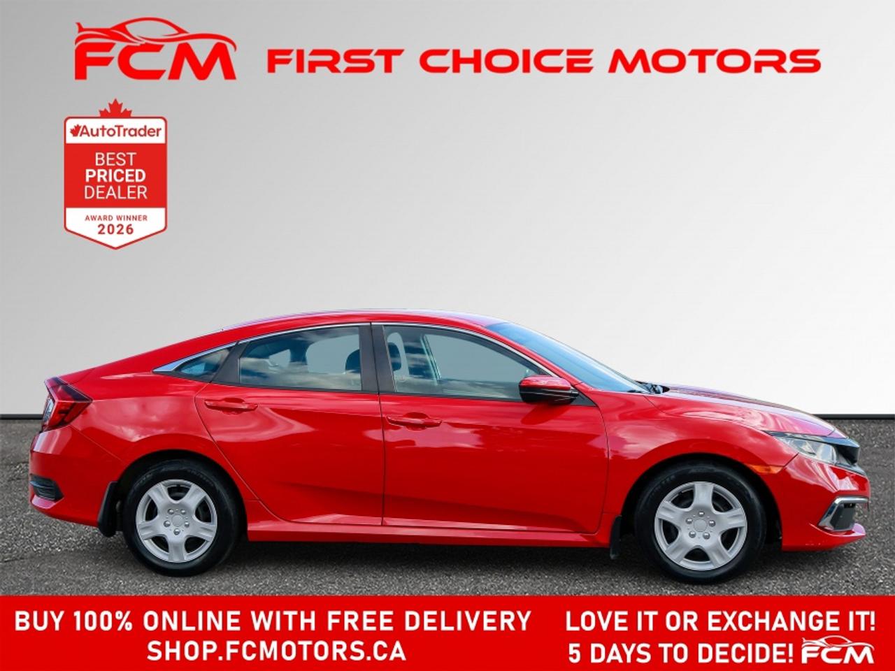 2021 Honda Civic LX | FULLY CERTIFIED WITH WARRANTY Photo