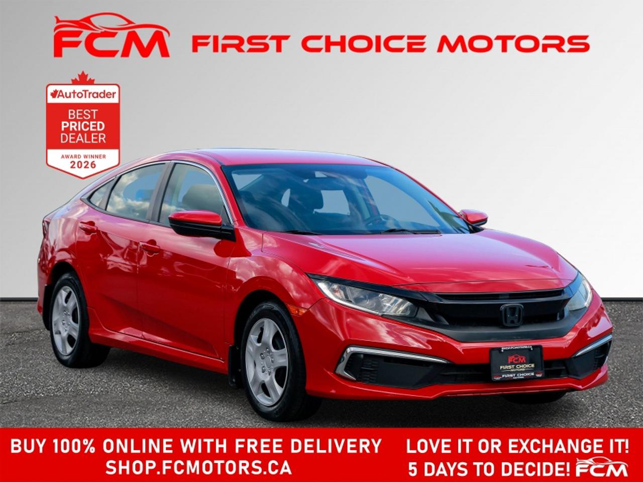 2021 Honda Civic LX | FULLY CERTIFIED WITH WARRANTY Photo