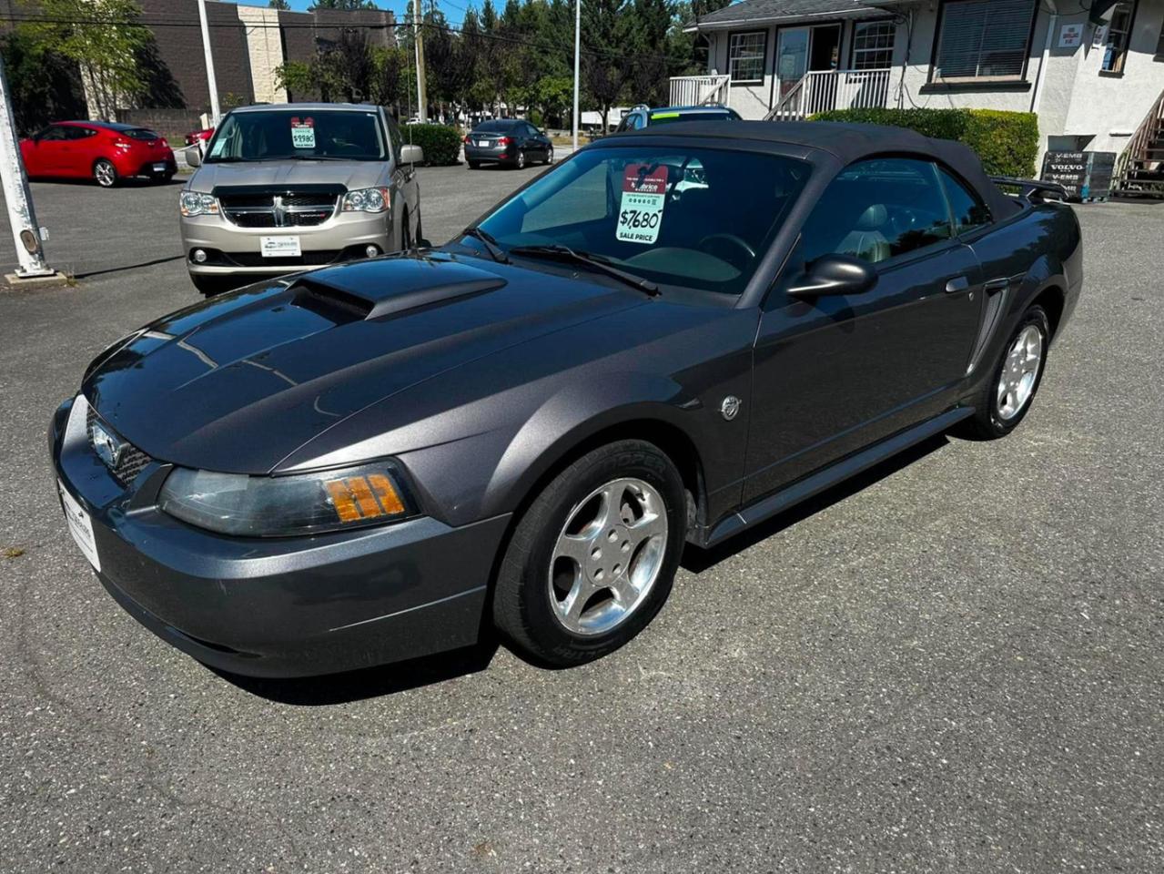 <p> 2004 FORD MUSTANG CONVERTIBLE  CLEAN & FUN! </p><br><br><p> 189,400 KM</p><br><p> 3.9L V6 Engine</p><br><p> Automatic Transmission</p><br><p> Power Convertible Top</p><br><p> Leather Interior</p><br><p> 4 Passenger</p><br><p> Air Conditioning</p><br><p> Cruise Control & Tilt Steering</p><br><p> Power Windows, Locks & Mirrors</p><br><p> Factory Alloy Wheels</p><br><br><p> VERY CLEAN  DRIVES GREAT!</p><br><p> Drop the top and enjoy the summer in this classic Mustang!</p><br><br><p> Message today for more details or to book a test drive!</p><br><span id=jodit-selection_marker_1786555399612_3947901259162969 data-jodit-selection_marker=start style=line-height: 0; display: none;></span> <p><br></p><p>Excellent, Affordable Lubrico Warranty Options Available on ALL Vehicles!</p><p><span style=background-color: rgba(var(--bs-white-rgb),var(--bs-bg-opacity)); color: var(--bs-body-color); font-family: open-sans, -apple-system, BlinkMacSystemFont, "Segoe UI", Roboto, Oxygen, Ubuntu, Cantarell, "Fira Sans", "Droid Sans", "Helvetica Neue", sans-serif; font-size: var(--bs-body-font-size); font-weight: var(--bs-body-font-weight); text-align: var(--bs-body-text-align);>All Vehicles are Safety Inspected by a 3rd Party Inspection Service.&nbsp;</span><br><br>We speak English, French, German, Punjabi, Hindi and Urdu Language!&nbsp;</p><p><br>We are proud to have sold over 15,000 vehicles to our customers throughout B.C. from this same&nbsp;location in Surrey.<span id=jodit-selection_marker_1747949601815_3502933354387793 data-jodit-selection_marker=start style=line-height: 0; display: none;></span></p><p><br>What Makes Us Different? <br>All of our vehicles have been sent to us from new car dealerships. They are all trade-ins and we are a large remarketing centre for the lower mainland new car dealerships. We do not purchase vehicles at auctions or from private sales. <br> <br>Administration Fee of $450<br> <br>Disclaimer: <br>Vehicle options are inputted from a VIN decoder. As we make our best effort to ensure all details are accurate we can not guarantee the information that is decoded from the VIN. Please verify any options before purchasing the vehicle. <br> <br>B.C. Dealers Trade-In Centre <br>14458 104th Ave. <br>Surrey, BC <br>V3R1L9 <br>DL# 26220</p><p> <br> </p><p>6-0-4-5-8-5-1-8-3-1</p>