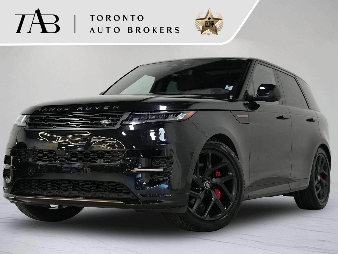This 2024 Land Rover Range Rover Sport Dynamic is a Canadian vehicle with a clean Carfax report and remaining manufacturer warranty until May 1, 2029, or up to 80,000 km, offering an exceptional combination of luxury, performance, and advanced capability. Powered by Land Rover&rsquo;s turbocharged inline-six engine with mild-hybrid technology and equipped with advanced all-wheel drive capability, this Range Rover Sport delivers impressive performance, refined comfort, and confident handling in all conditions. Featuring the desirable Dynamic trim, HSE package, P400 powertrain, and stunning 22-inch alloy wheels, this SUV combines athletic styling with a premium handcrafted interior and cutting-edge technology. 

Key Features:

* 3.0L Turbocharged Inline-6 Engine with Mild Hybrid Technology
* P400 Powertrain
* 8-Speed Automatic Transmission
* Intelligent All-Wheel Drive System
* Terrain Response 2 System
* Electronic Air Suspension
* Dynamic Handling Package
* HSE Trim Package
* Dynamic Exterior Styling Package
* 22-Inch Alloy Wheels
* Matrix LED Headlights
* Panoramic Glass Roof
* Premium Leather Upholstery
* Heated & Ventilated Front Seats
* Heated Rear Seats
* Heated Steering Wheel
* Power Front Seats with Memory Function
* Ambient Interior Lighting
* Meridian Premium Sound System
* Pivi Pro Touchscreen Infotainment System
* Apple CarPlay Compatibility
* Android Auto Compatibility
* Digital Driver Display
* 360-Degree Camera System
* Blind Spot Assist
* Lane Keep Assist

NOW OFFERING 3 MONTH DEFERRED FINANCING PAYMENTS ON APPROVED CREDIT. 

WE OFFER THE BEST FINANCE RATES, AND DONT CHARGE ANY FINANCING FEE 

Looking for a top-rated pre-owned luxury car dealership in the GTA? Look no further than Toronto Auto Brokers (TAB)! Were proud to have won multiple awards, including the 2024 AutoTrader Best Priced Dealer, the 2024 CarGurus Award, the 2025 Top Choice Award, the 2025 Consumer Satisfaction Award, the 2025 Canadian Choice Award, the 2025 Three Best Rated Dealer Award, and many more!

With 30 years of experience serving the Greater Toronto Area, TAB is a respected and trusted name in the pre-owned luxury car industry. Our 30,000 sq.Ft indoor showroom is home to a wide range of luxury vehicles from top brands like BMW, Mercedes-Benz, Audi, Porsche, Land Rover, Jaguar, Aston Martin, Bentley, Maserati, and more. And we dont just serve the GTA, were proud to offer our services to all cities in Canada, including Vancouver, Montreal, Calgary, Edmonton, Winnipeg, Saskatchewan, Halifax, and more.

At TAB, were committed to providing a no-pressure environment and honest work ethics. As a family-owned and operated business, we treat every customer like family and ensure that every interaction is a positive one. Come experience the TAB Lifestyle at its truest form, luxury car buying has never been more enjoyable and exciting!

We offer a variety of services to make your purchase experience as easy and stress-free as possible. From competitive and simple financing and leasing options to extended warranties, aftermarket services, and full history reports on every vehicle, we have everything you need to make an informed decision. We welcome every trade, even if youre just looking to sell your car without buying, and when it comes to financing or leasing, we offer same day approvals, with access to over 50 lenders, including all of the banks in Canada. Feel free to check out your own Equifax credit score without affecting your credit score, simply click on the Equifax tab above and see if you qualify.

Call us today or visit our website to learn more about our inventory and services. And remember, all prices exclude applicable taxes and licensing, and vehicles can be certified at an additional cost of $999.