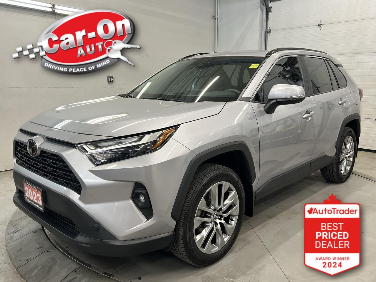 XLE ALL-WHEEL DRIVE W/ PREMIUM PACKAGE!! Leather, sunroof, heated seats & steering, Android Auto/ Apple CarPlay, 19-inch alloys, adaptive cruise control, blind spot monitor, rear cross-traffic alert, pre-collision system, lane departure warning, backup camera, dual-zone climate control, keyless entry w/ push start, full power group incl. power driver seat w/ memory, automatic headlights w/ auto highbeams, Bluetooth and Sirius XM!!