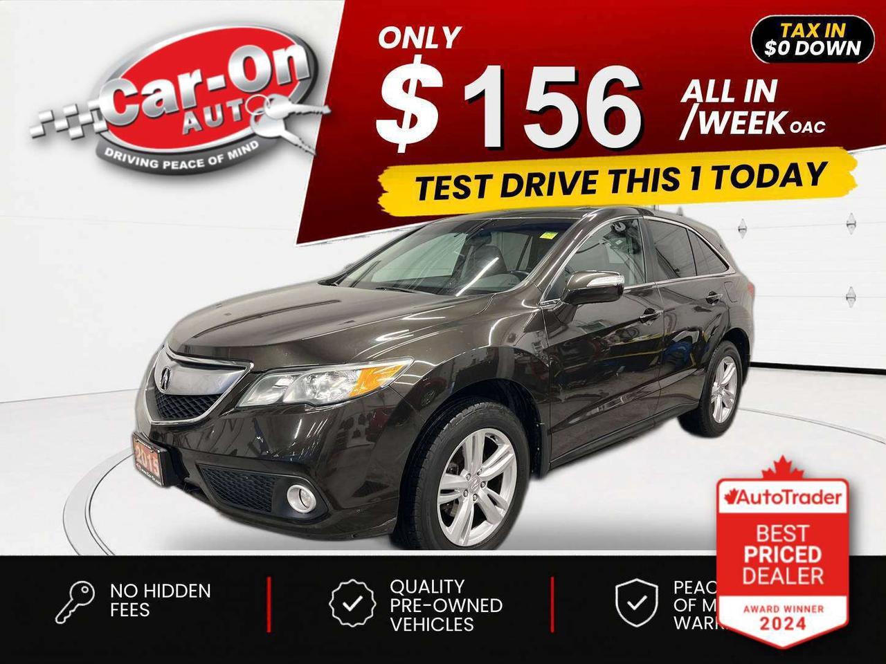 $0 DOWN $156/WEEK ALL IN INCLUDING ONTARIO TAXES O.A.C* All-Wheel Drive w/ Leather, sunroof, backup camera, 18-inch alloys, heated seats, premium audio system, dual-zone climate control, keyless entry w/ push start, paddle shifters, full power group incl. power driver & passenger seats, automatic headlights, auto-dimming rearview mirror, garage door opener, cruise control, Bluetooth and Sirius XM!!